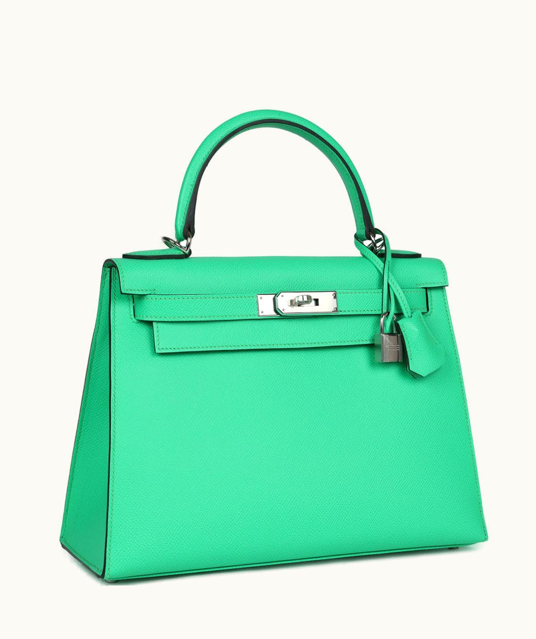 Hermès Hermès Kelly 28cm - Vert Comics - Togo - Sellier - Palladium (PHW)