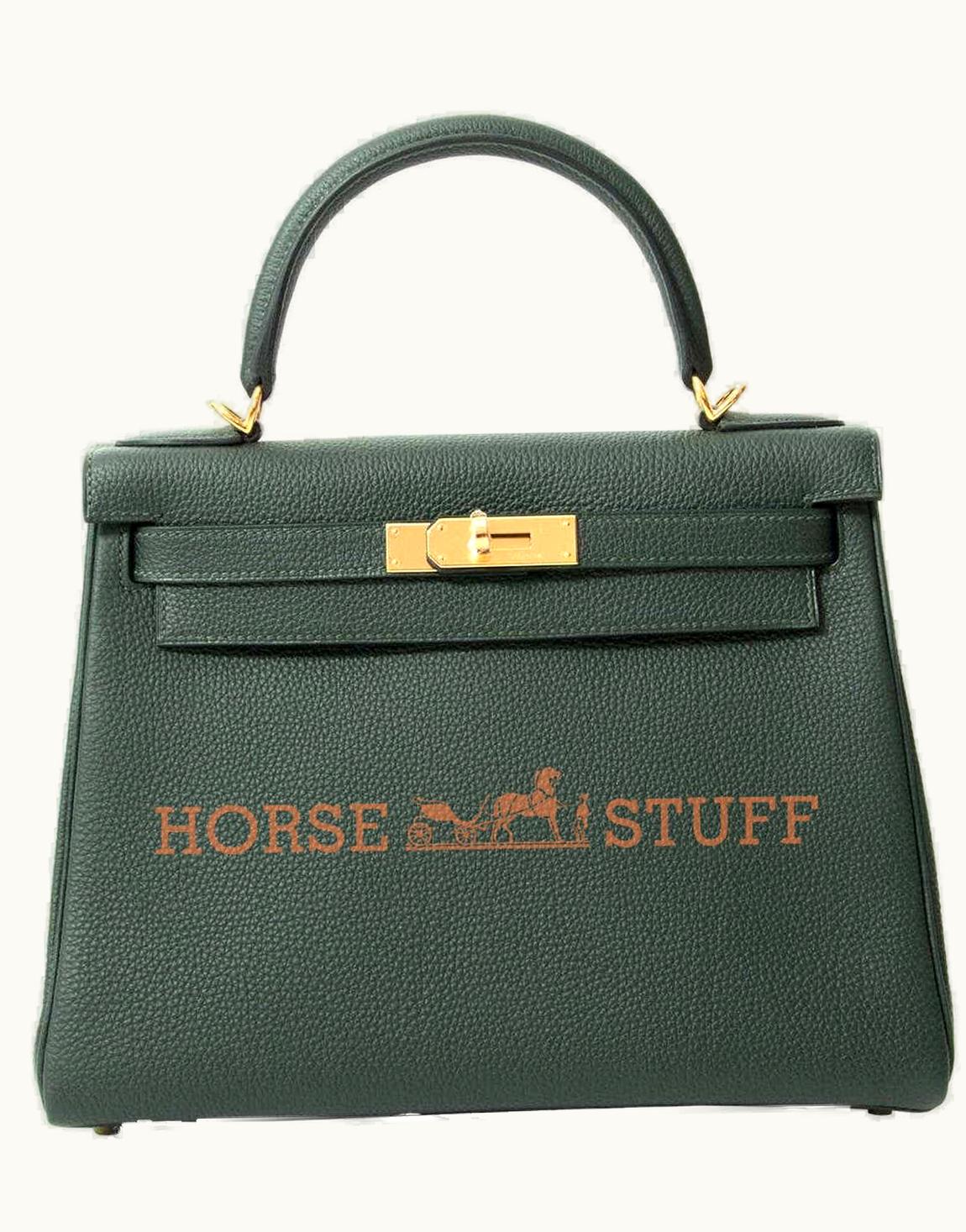 Hermès Hermès Kelly 28cm - Vert Fonce - Epsom - Sellier - Gold (GHW)