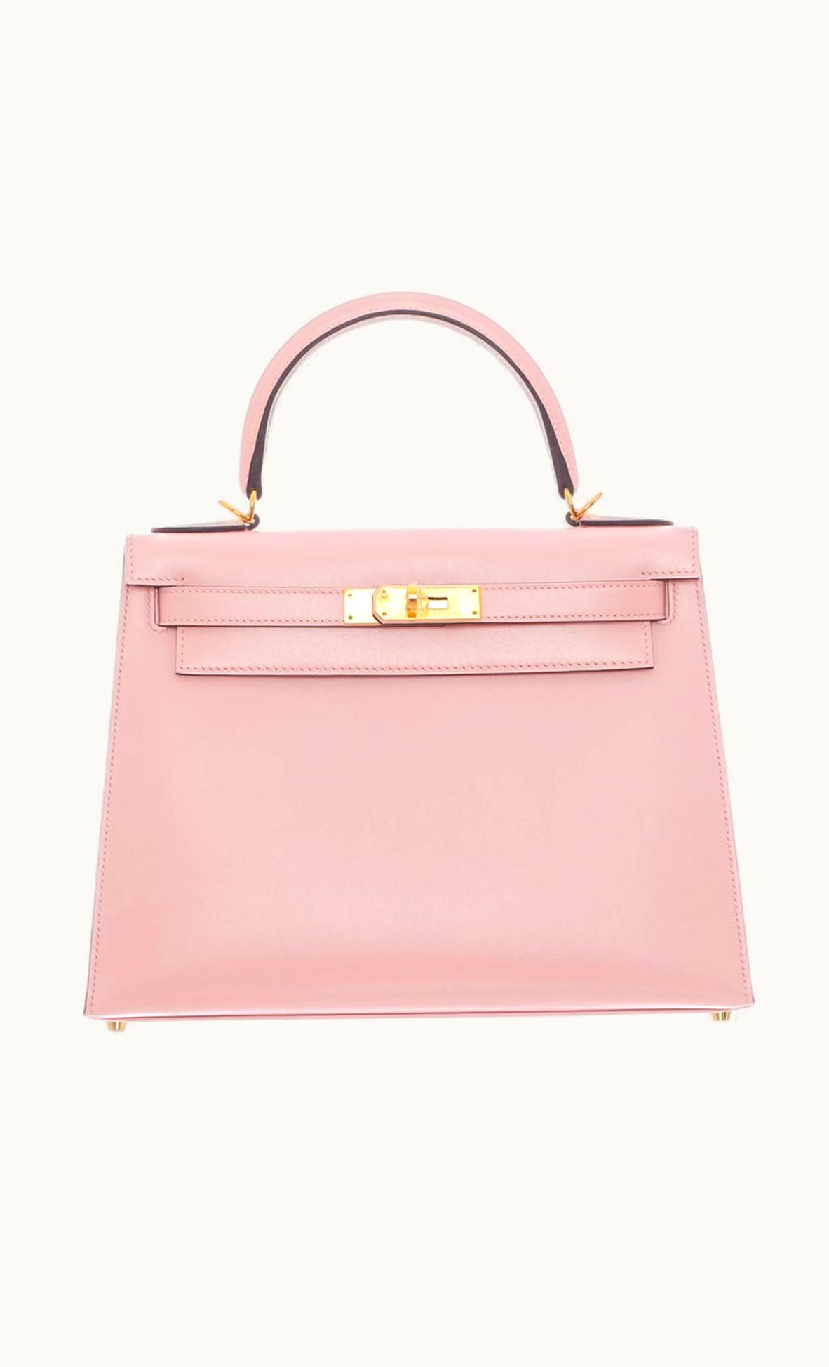 Hermès Hermès Kelly 28cm - Rose Sakura - Swift - Retourne - Gold (GHW)