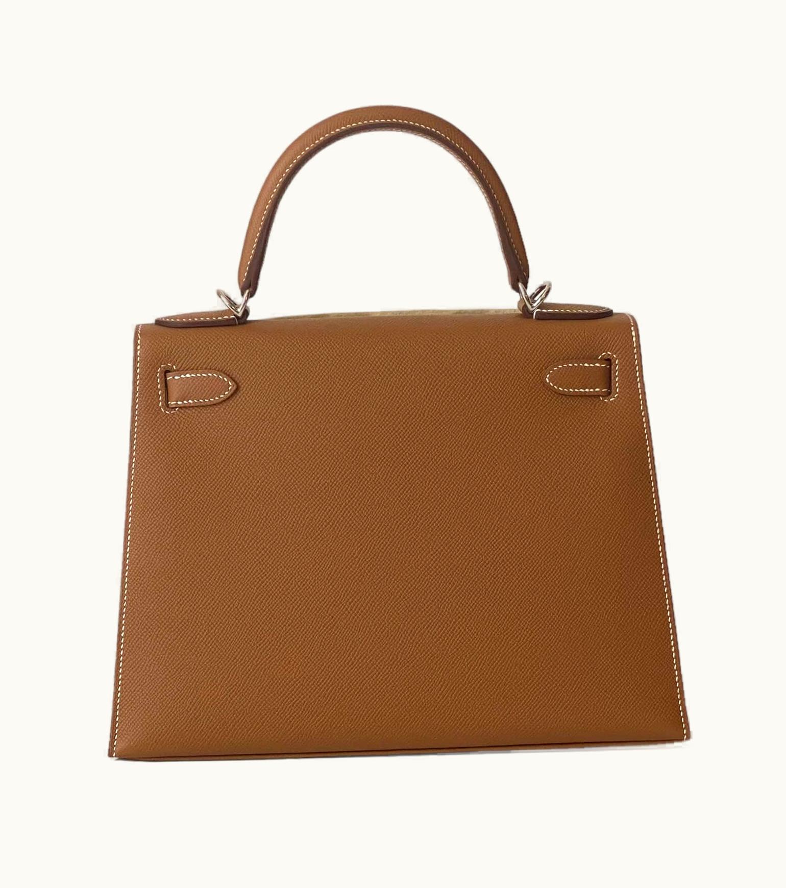 Hermès Hermès Kelly 28cm - Gold - Swift - Sellier - Palladium (PHW)