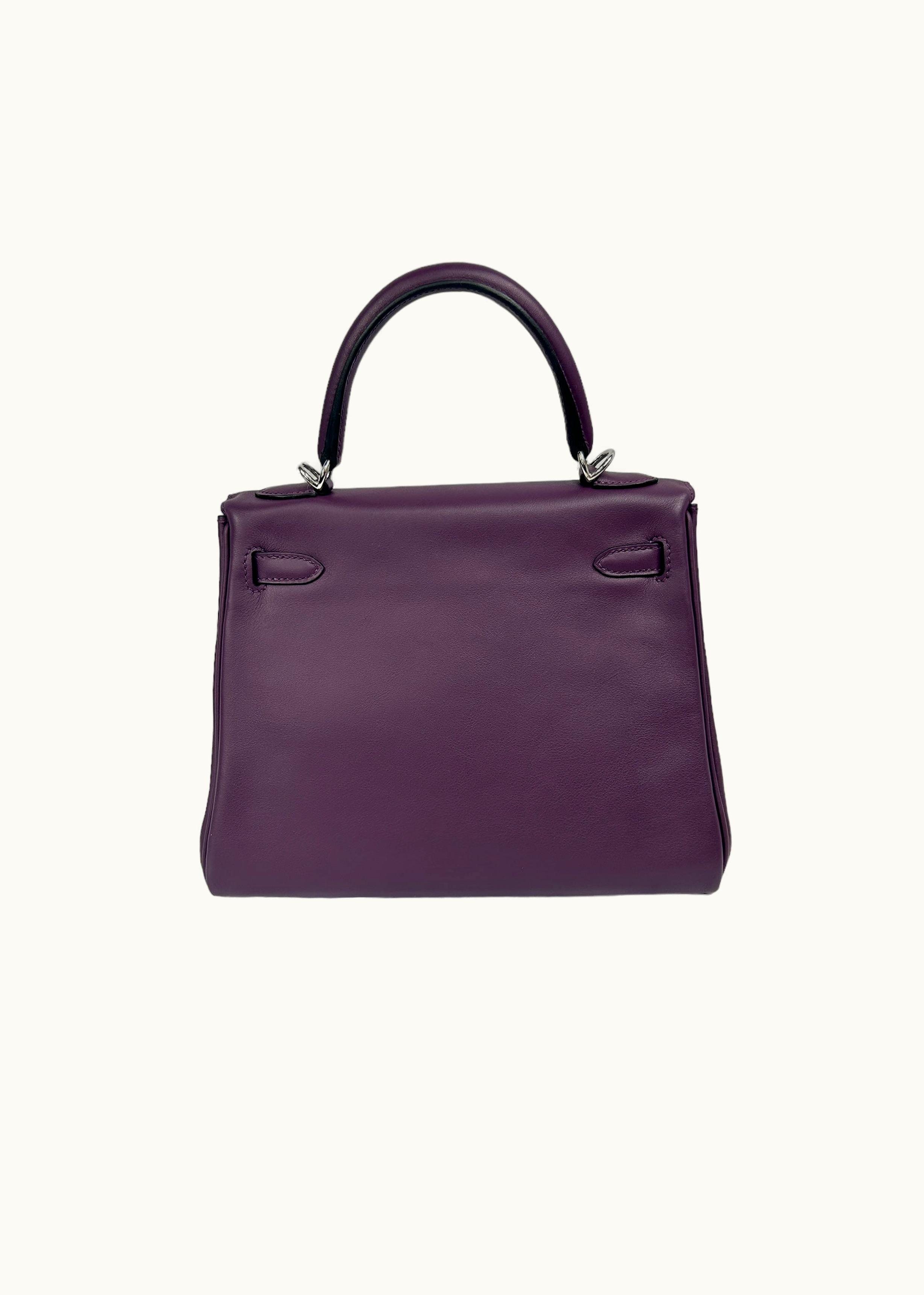 Hermès Hermès Kelly 28cm - Cassis - Togo - Retourne - Palladium (PHW)