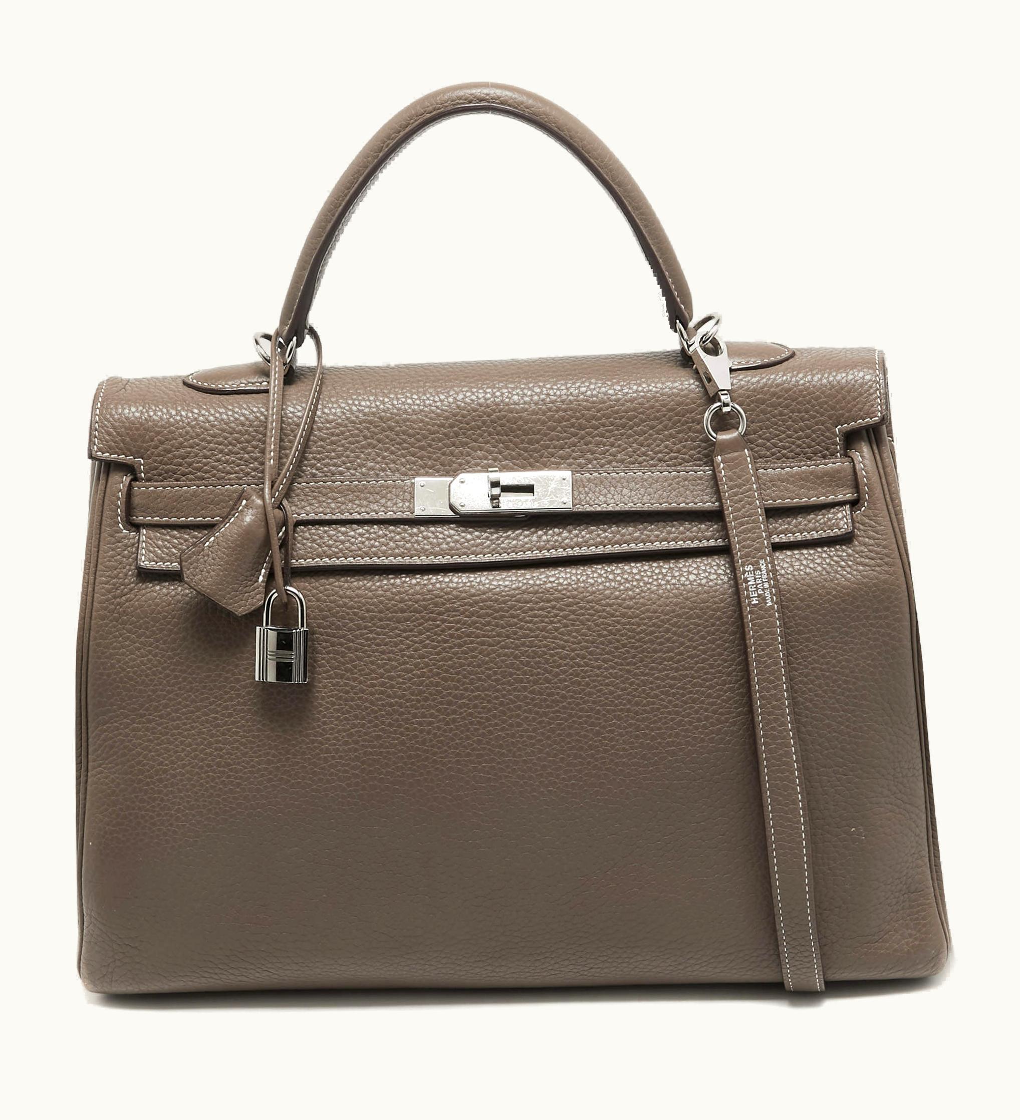 Hermès Hermès Kelly 28cm - Cyclamen - Epsom - Retourne - Palladium (PHW)