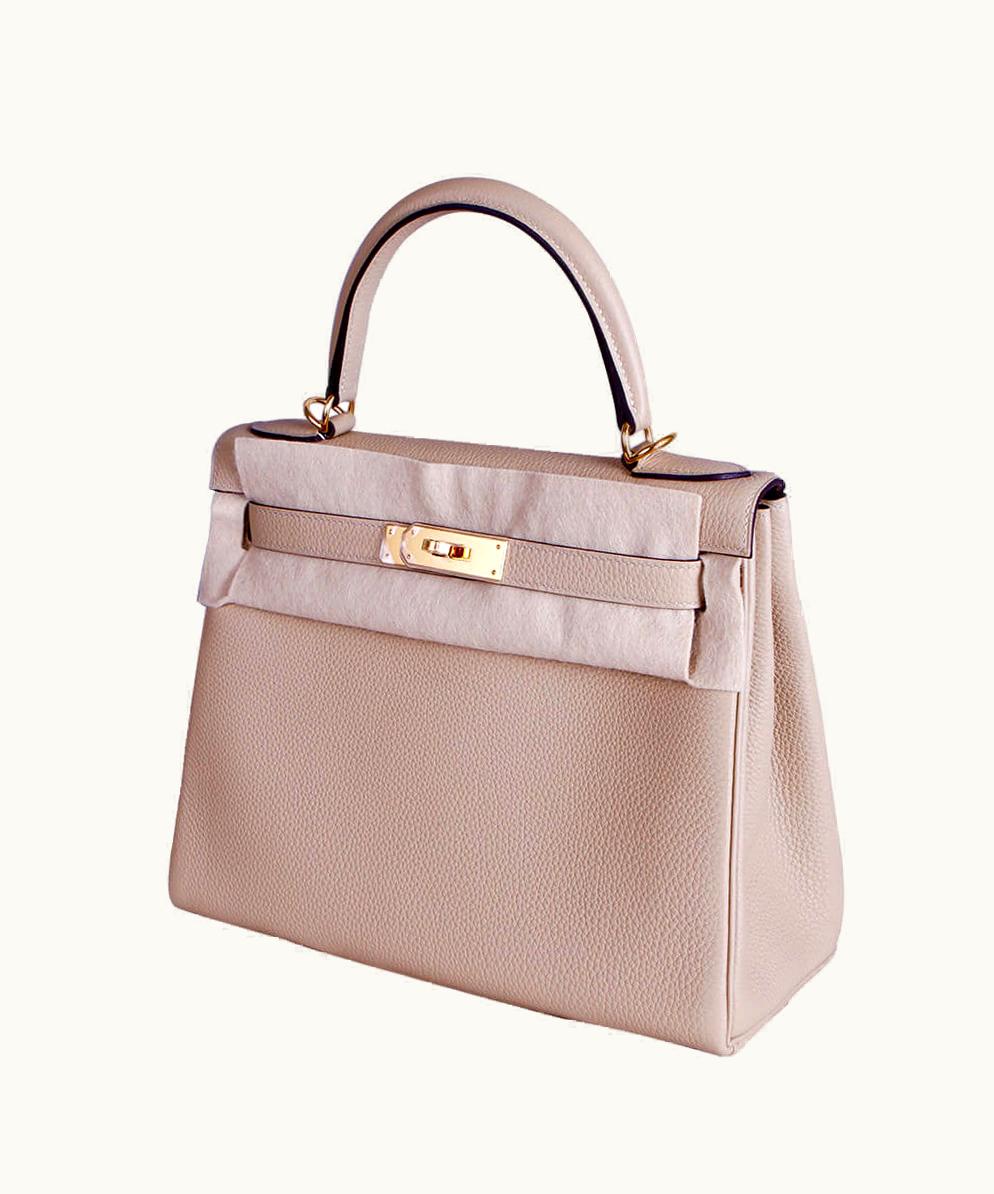 Hermès Hermès Kelly 28cm - Trench - Swift - Retourne - Gold (GHW)