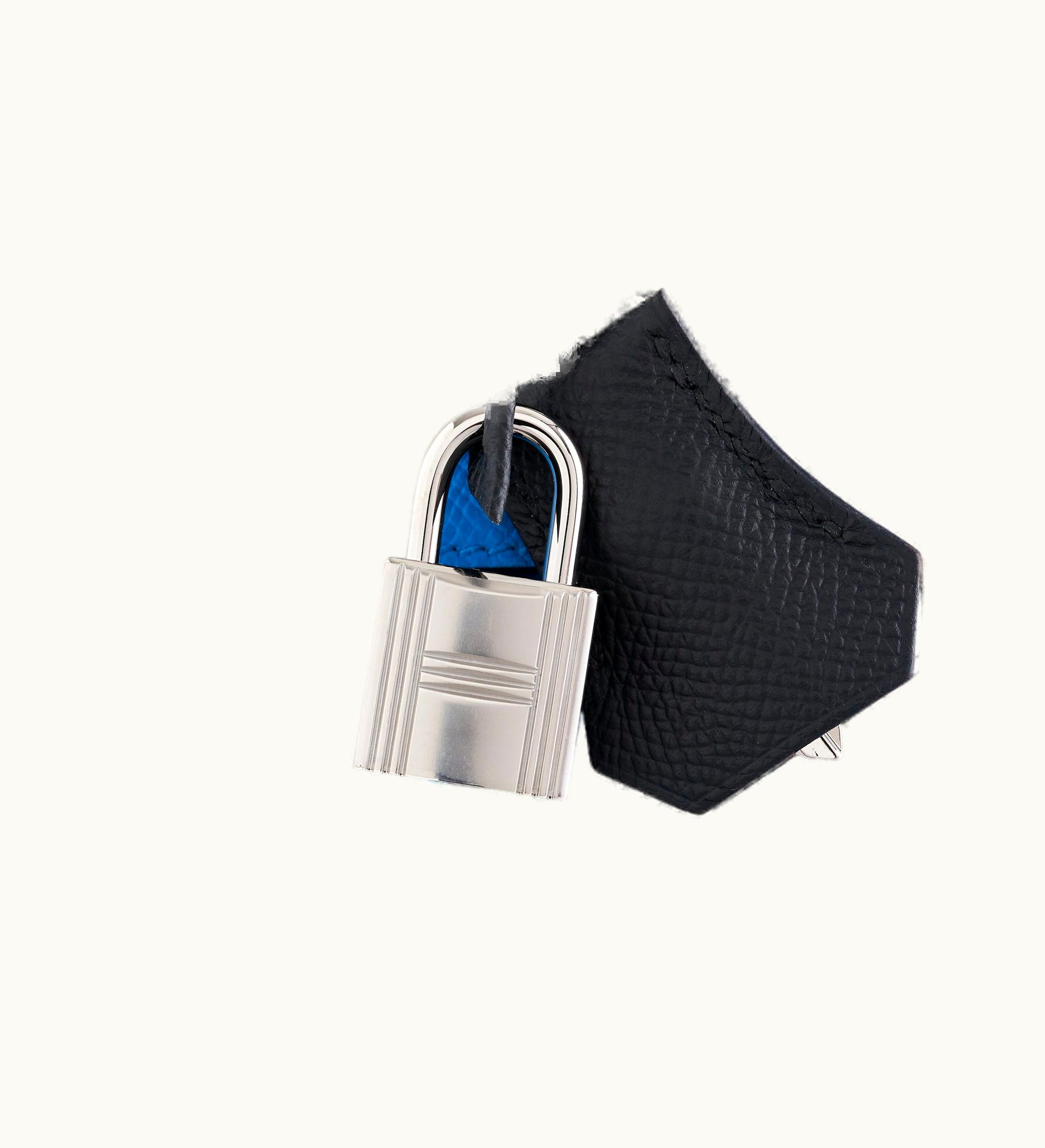 Hermès Hermès Kelly 32cm - Bleu de Prusse - Swift - Sellier - Palladium (PHW)