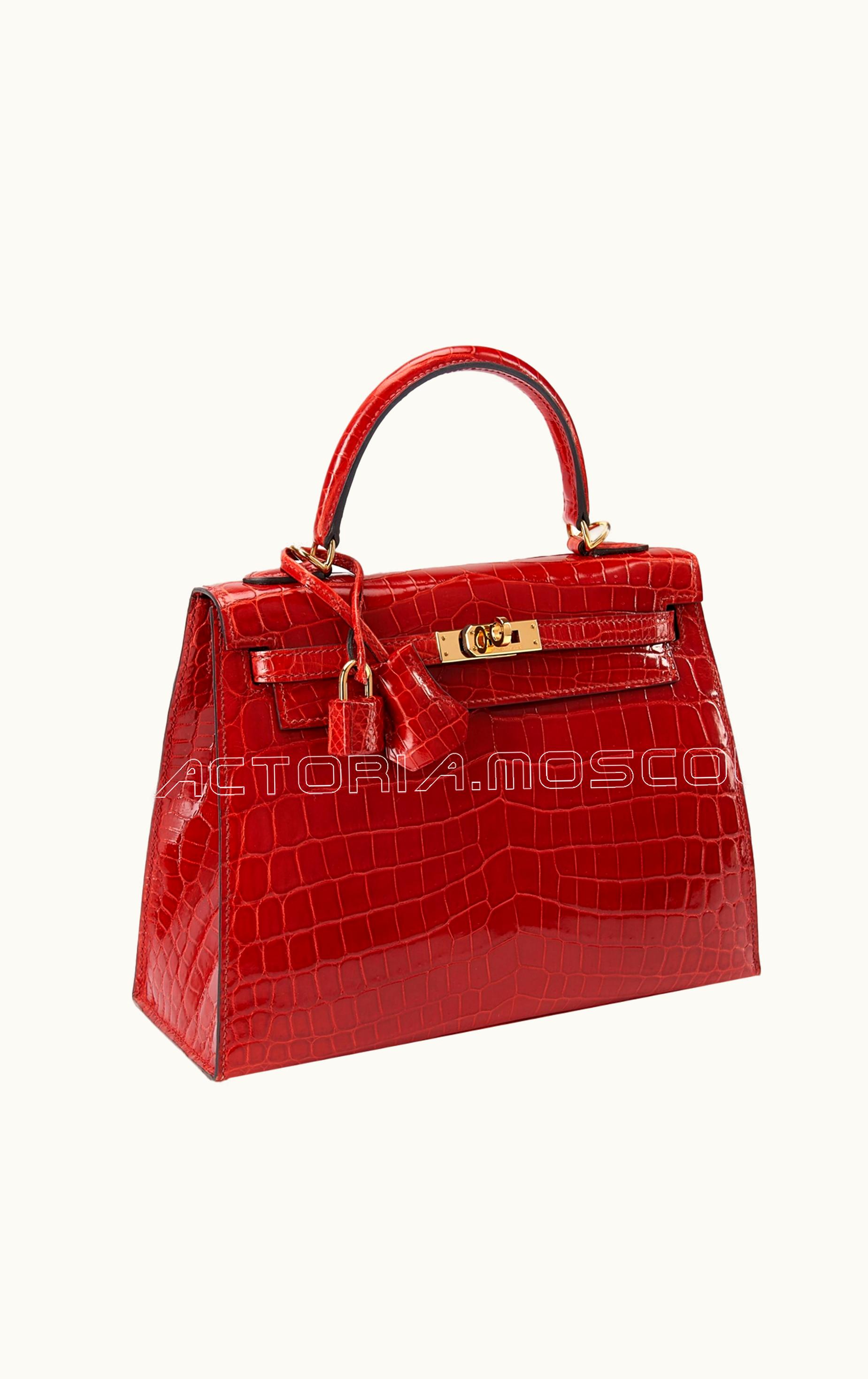 Hermès Hermès Kelly 32cm - Braise - Clemence - Retourne - Gold (GHW)