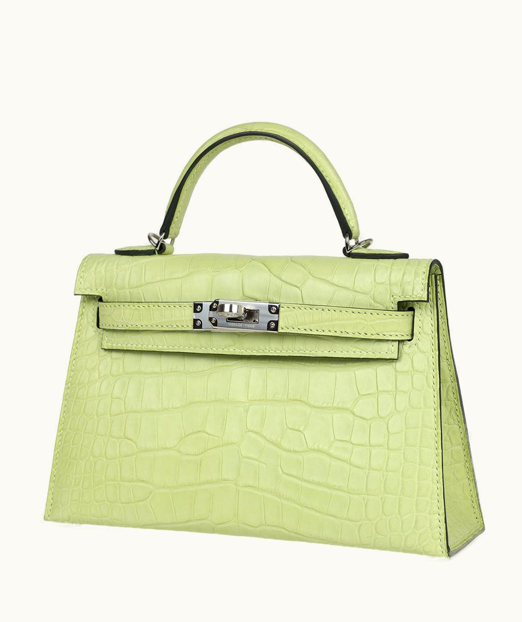 Hermès Hermès Kelly 32cm - Jaune Bourgeon - Togo - Sellier - Palladium (PHW)