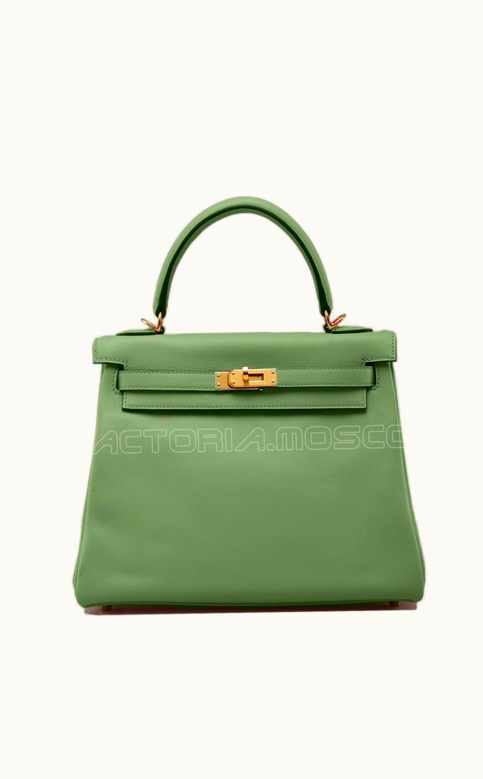 Hermès Hermès Kelly 32cm - Vert Vertigo - Epsom - Retourne - Gold (GHW)