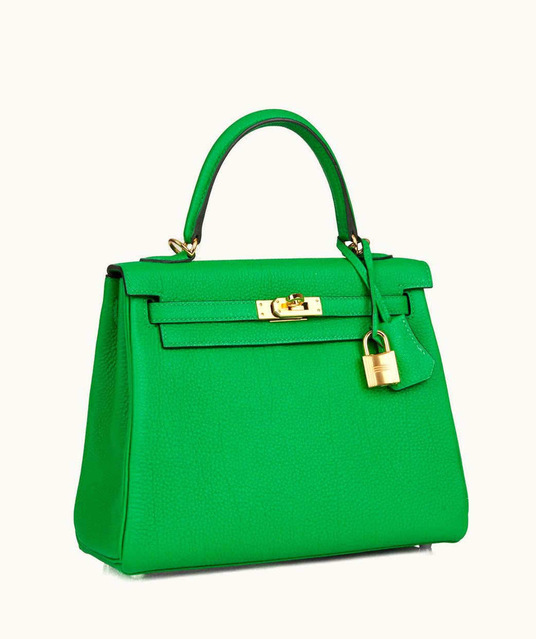 Hermès Hermès Kelly 32cm - Bambou - Togo - Retourne - Gold (GHW)