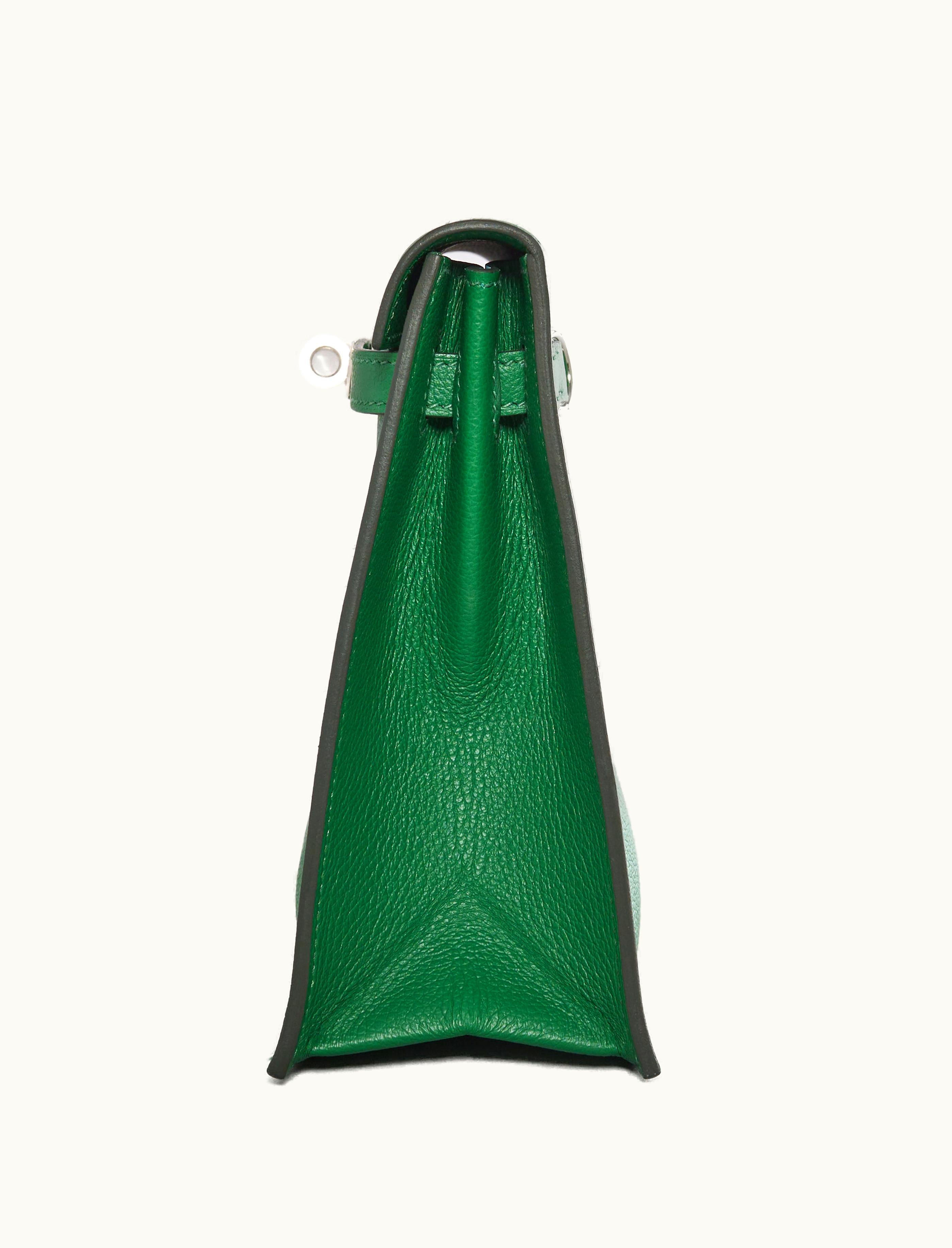 Hermès Hermès Kelly 32cm - Cactus - Swift - Retourne - Palladium (PHW)