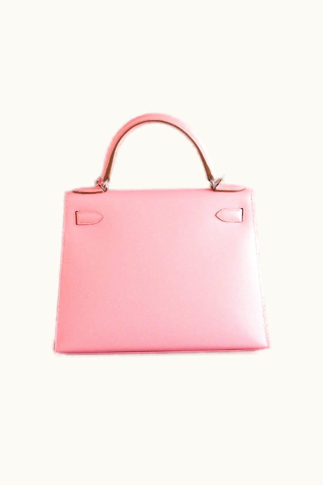 Hermès Hermès Kelly 32cm - Rose Confetti - Epsom - Sellier - Palladium (PHW)