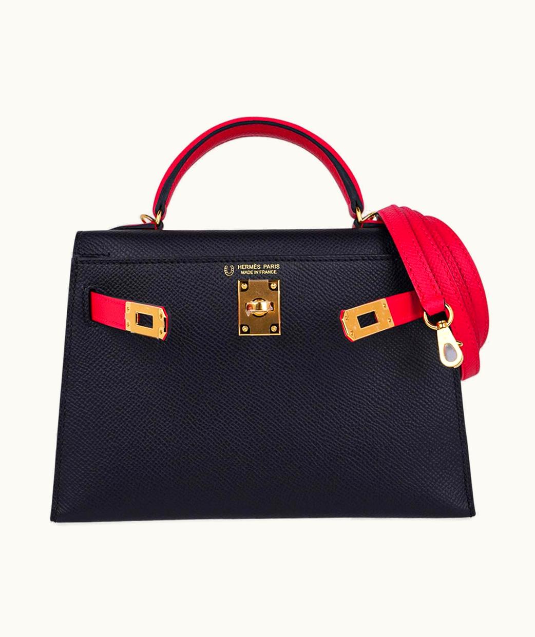 Hermès Hermès Kelly 32cm - Rose Extreme - Clemence - Sellier - Gold (GHW)