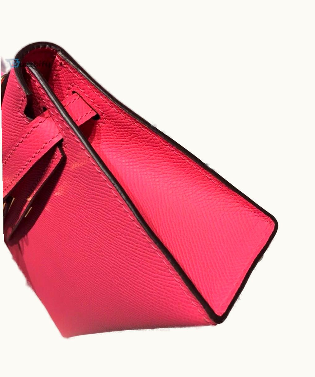 Hermès Hermès Kelly 32cm - Rose Tyrien - Togo - Retourne - Gold (GHW)