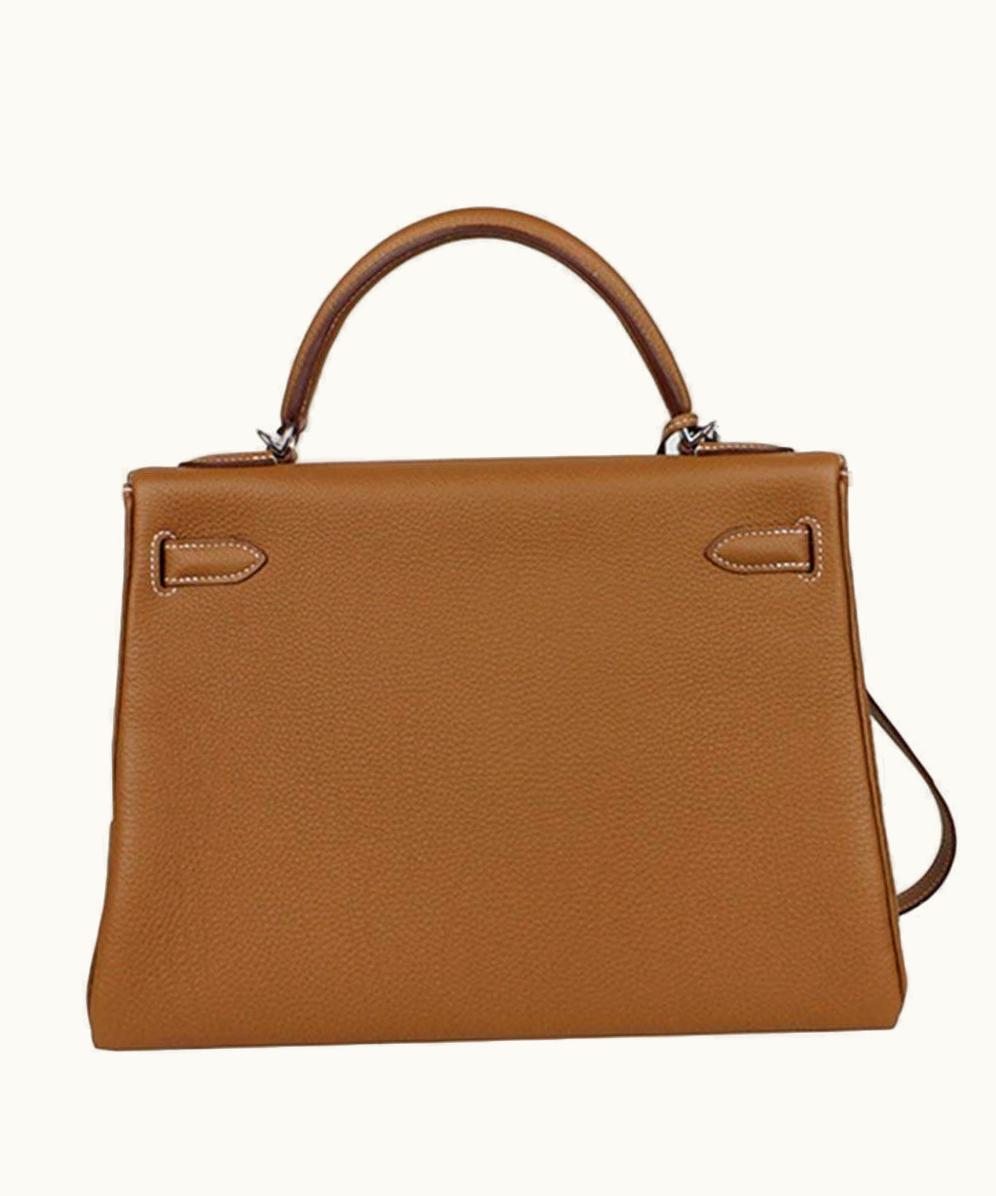 Hermès Hermès Kelly 32cm - Gold - Togo - Retourne - Palladium (PHW)