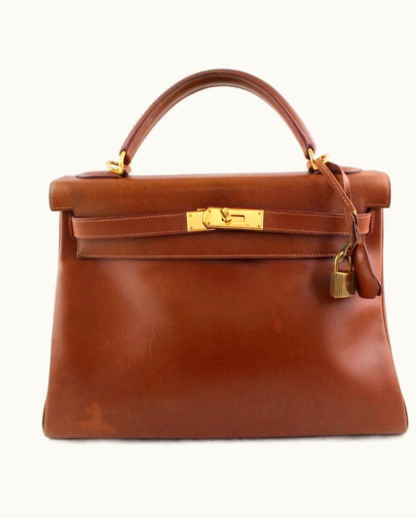 Hermès Hermès Kelly 32cm - Noisette - Epsom - Retourne - Gold (GHW)