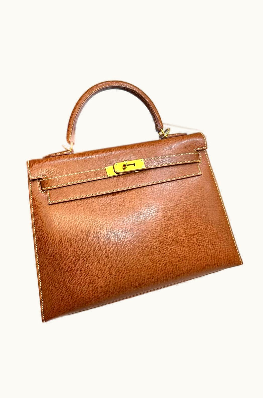 Hermès Hermès Kelly 32cm - Noisette - Epsom - Sellier - Gold (GHW)