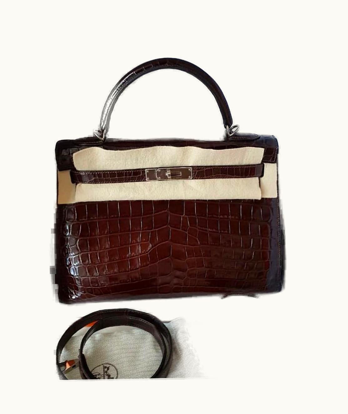 Hermès Hermès Kelly 32cm - Havane - Togo - Sellier - Palladium (PHW)