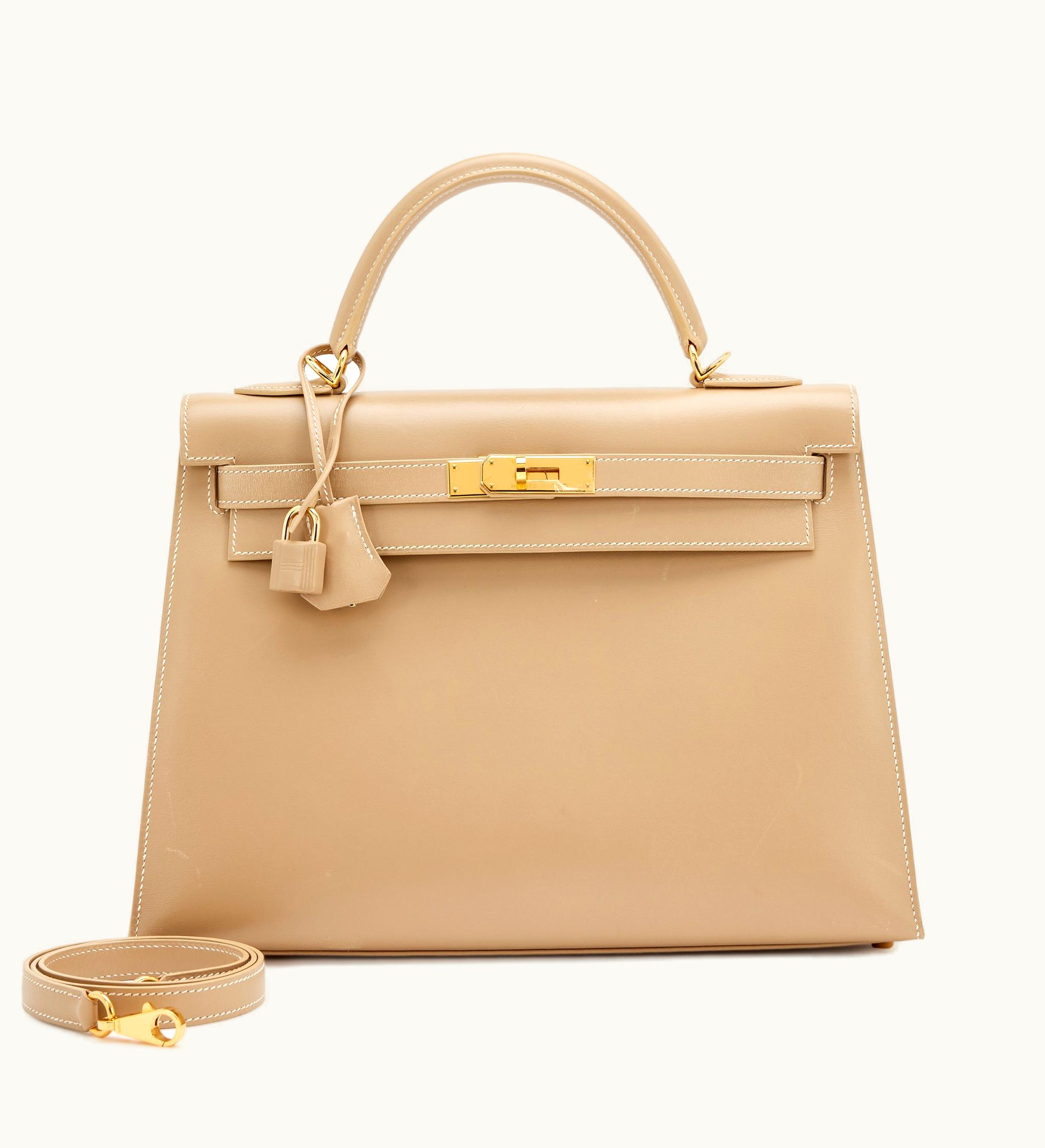 Hermès Hermès Kelly 32cm - Argile - Togo - Retourne - Gold (GHW)