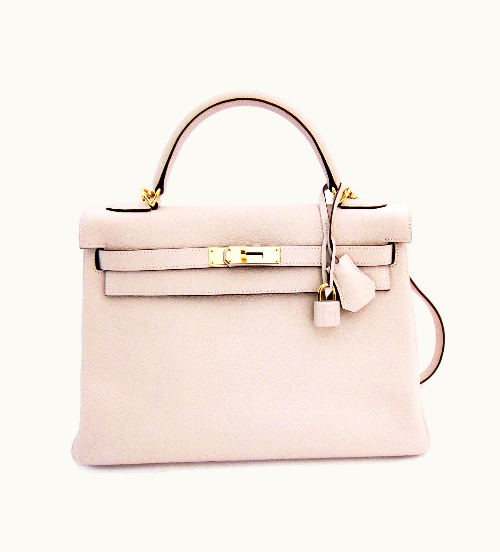 Hermès Hermès Kelly 32cm - Parchemin - Togo - Sellier - Gold (GHW)