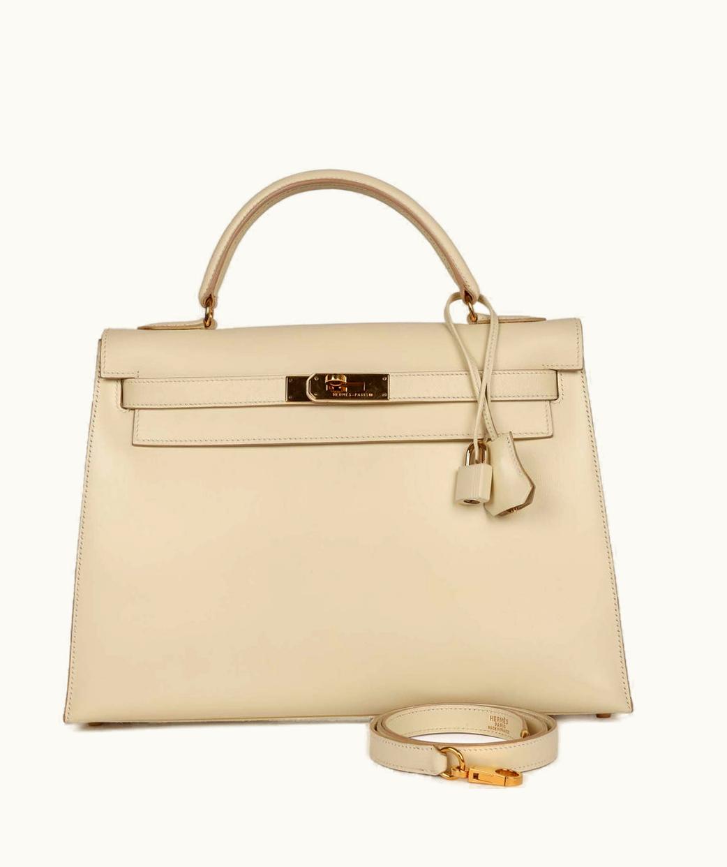 Hermès Hermès Kelly 32cm - Ivory - Epsom - Sellier - Gold (GHW)