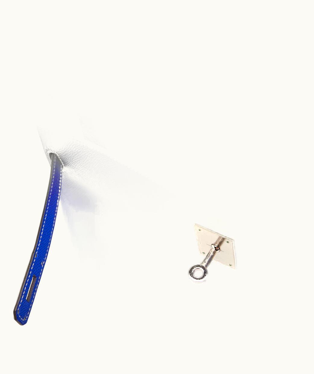 Hermès Hermès Kelly 35cm - Bleu Electrique - Togo - Retourne - Palladium (PHW)