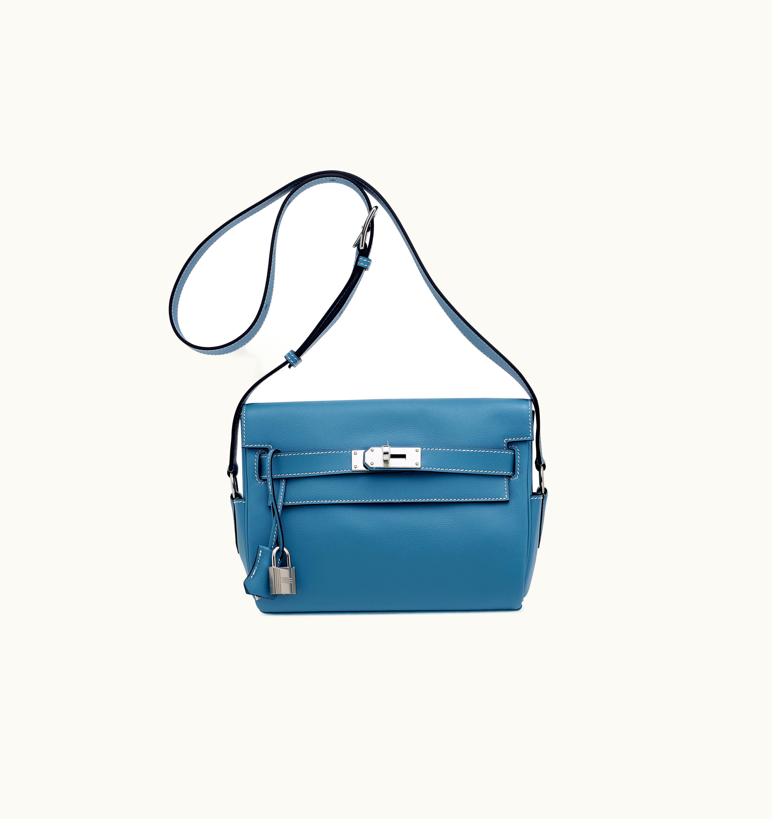 Hermès Hermès Kelly 35cm - Bleu Jean - Togo - Retourne - Palladium (PHW)