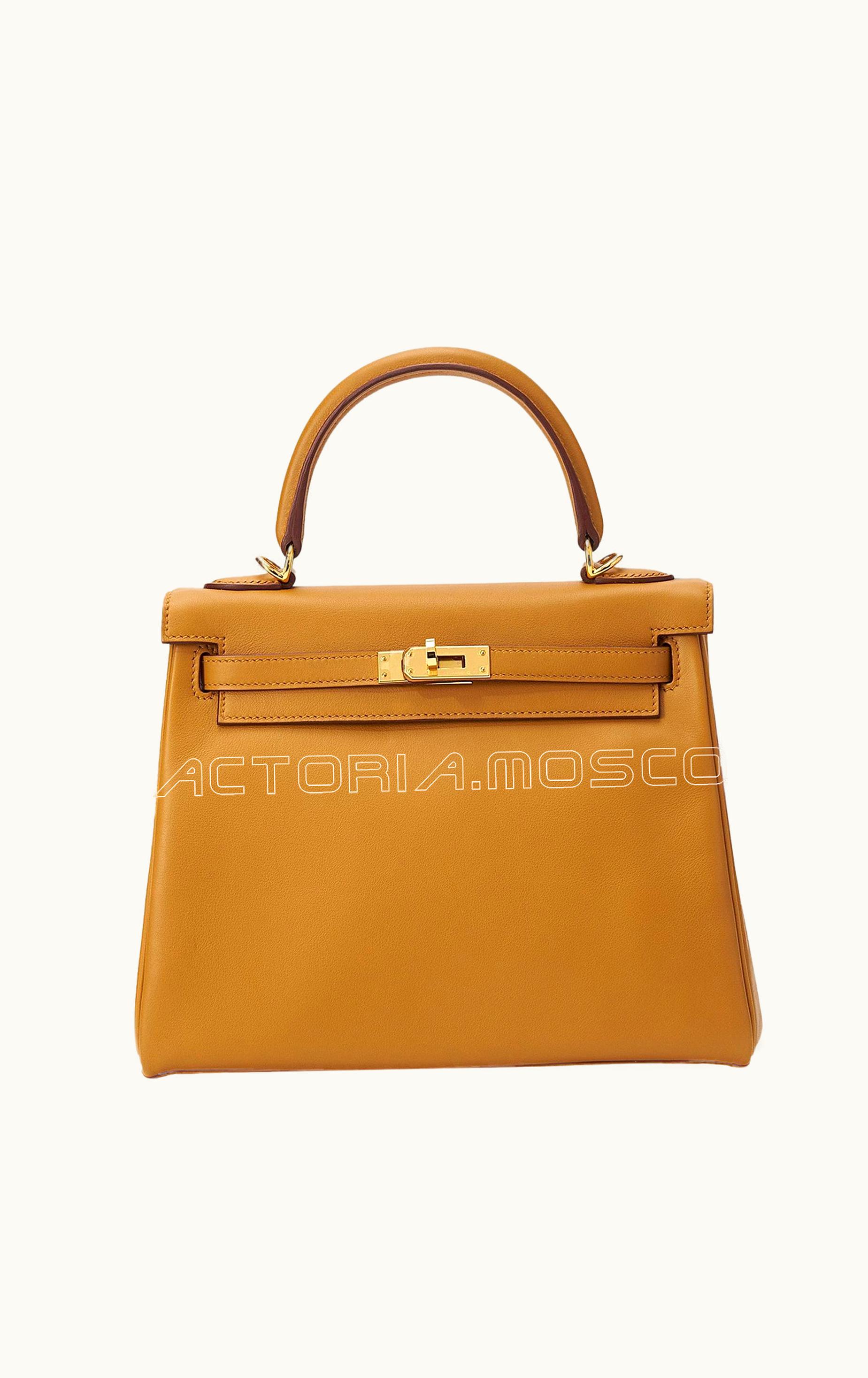 Hermès Hermès Kelly 35cm - Sesame - Swift - Retourne - Gold (GHW)