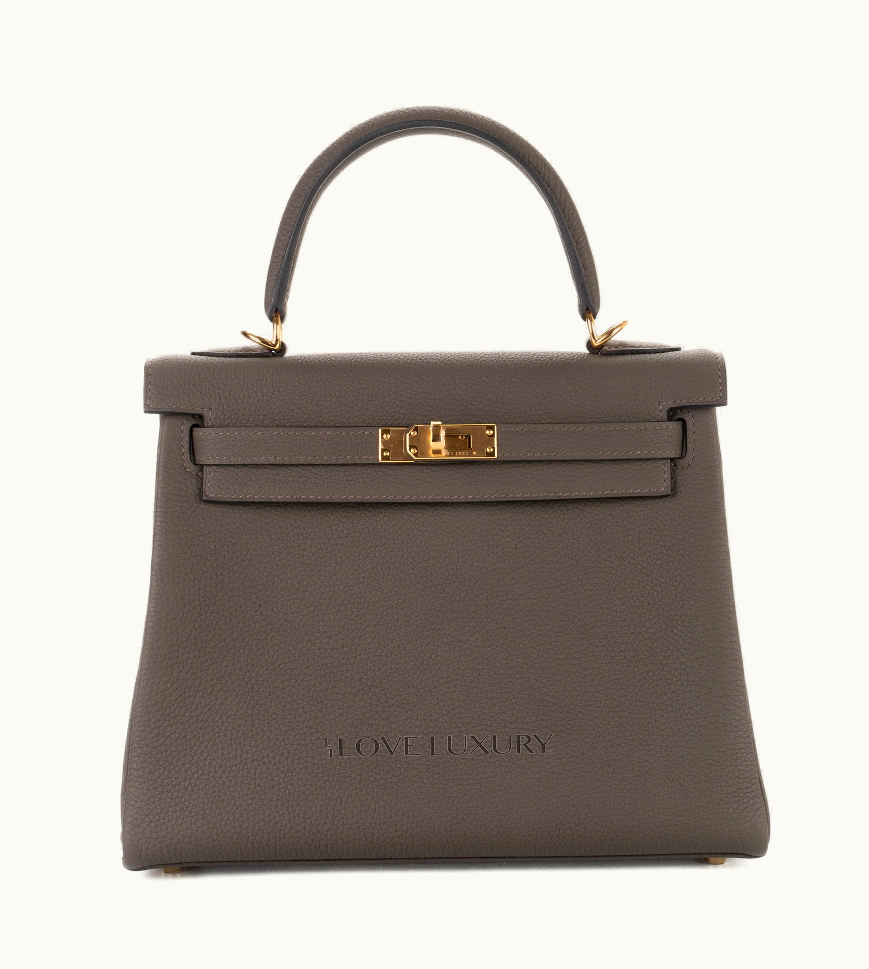 Hermès Hermès Kelly 35cm - Vert de Gris - Epsom - Retourne - Gold (GHW)