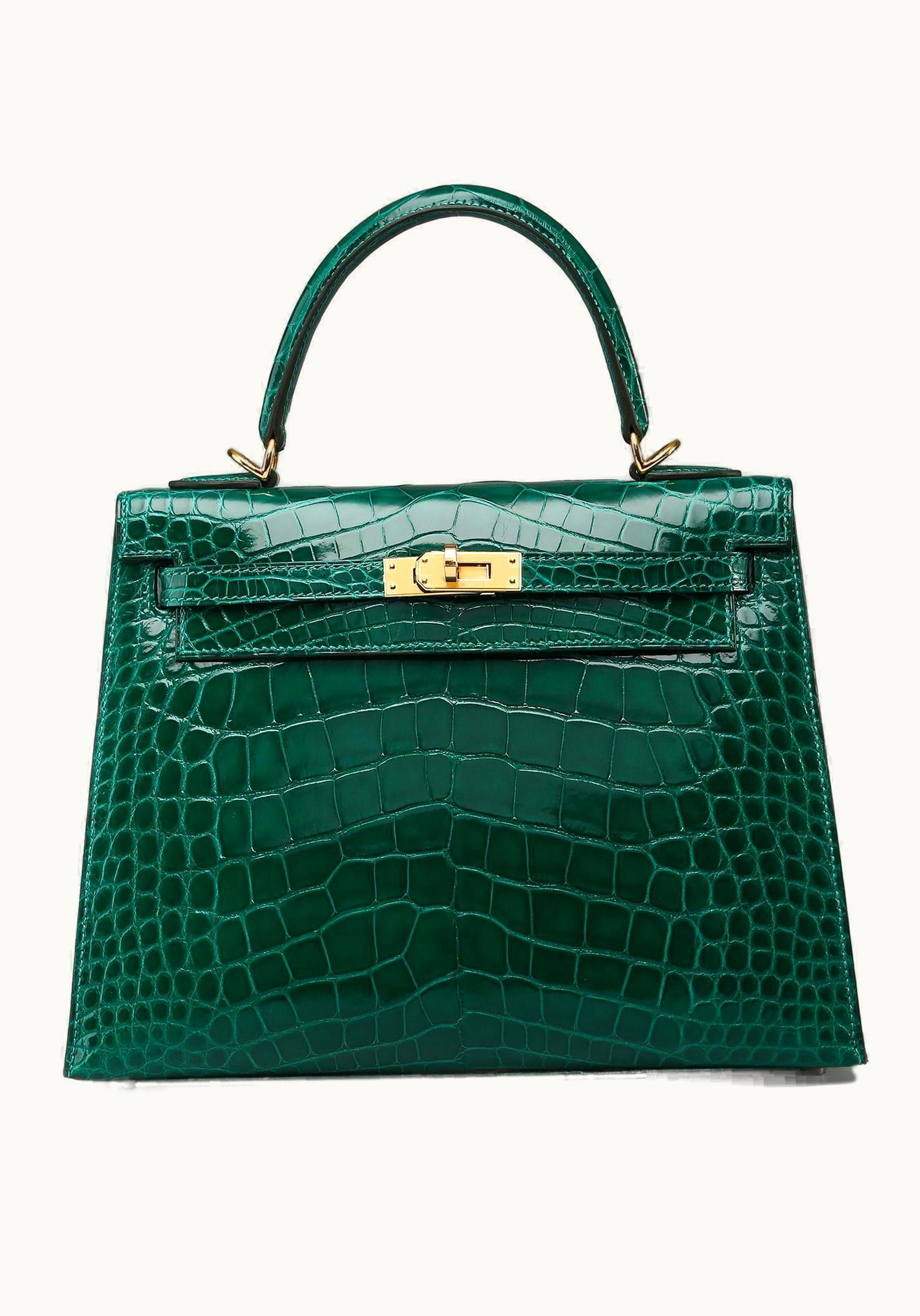 Hermès Hermès Kelly 35cm - Vert Emeraude - Epsom - Retourne - Gold (GHW)