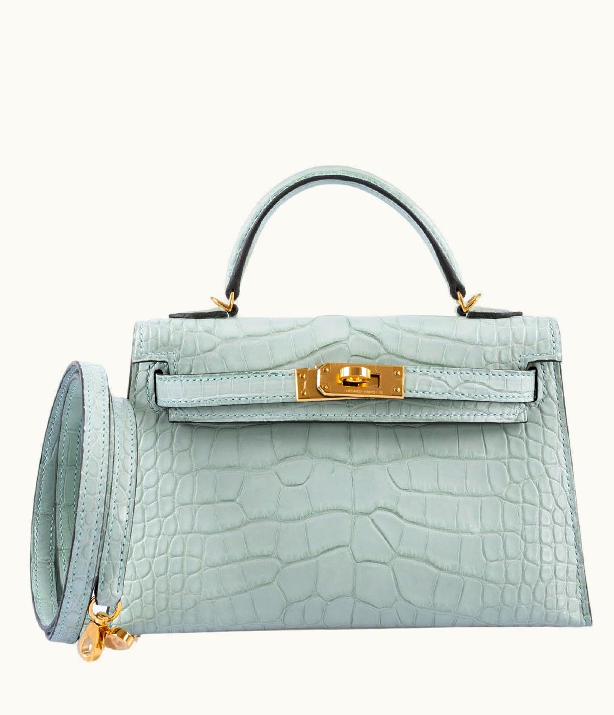 Hermès Hermès Kelly 35cm - Vert d'Eau - Togo - Sellier - Gold (GHW)