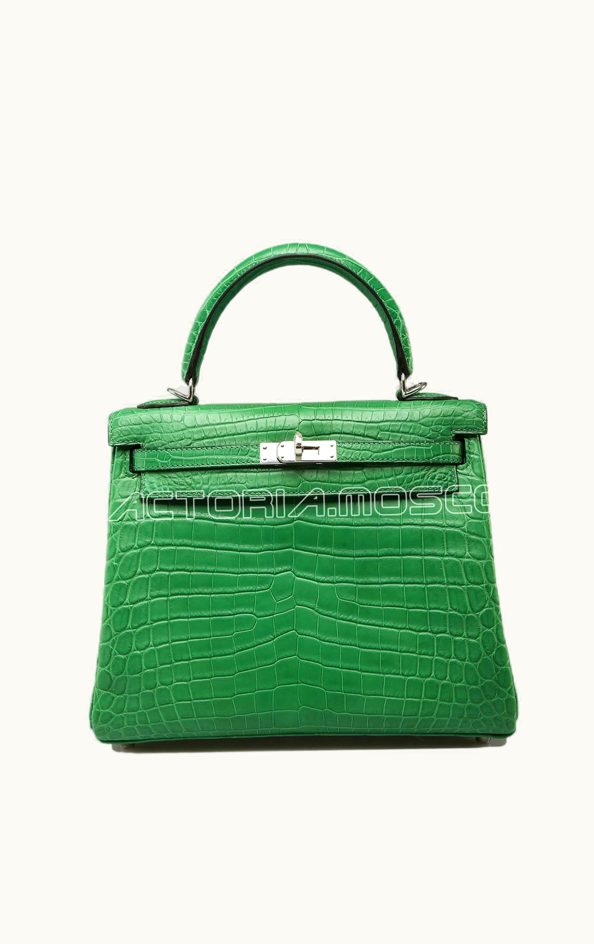 Hermès Hermès Kelly 35cm - Cactus - Togo - Retourne - Palladium (PHW)