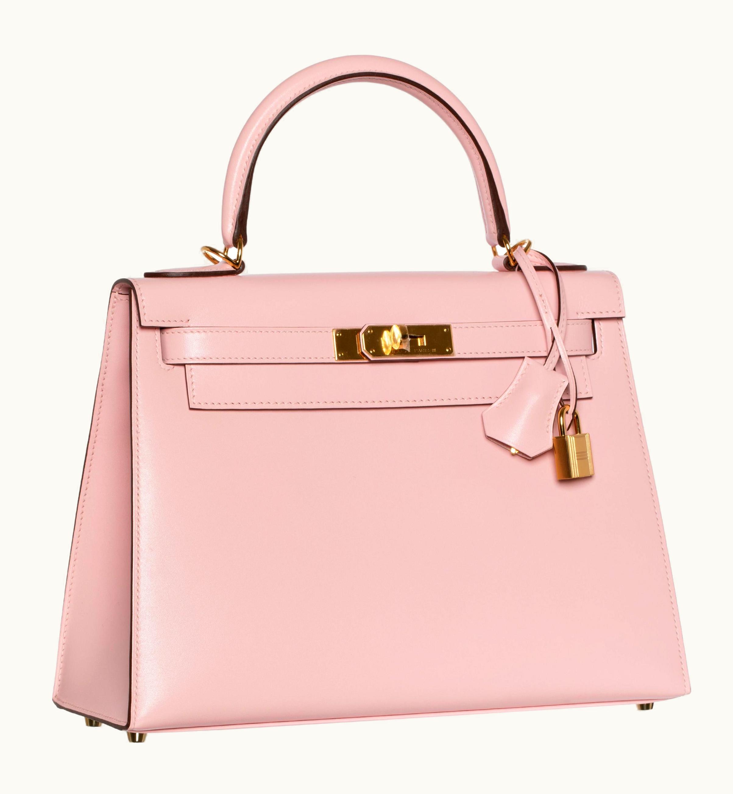 Hermès Hermès Kelly 35cm - Rose Sakura - Epsom - Retourne - Gold (GHW)