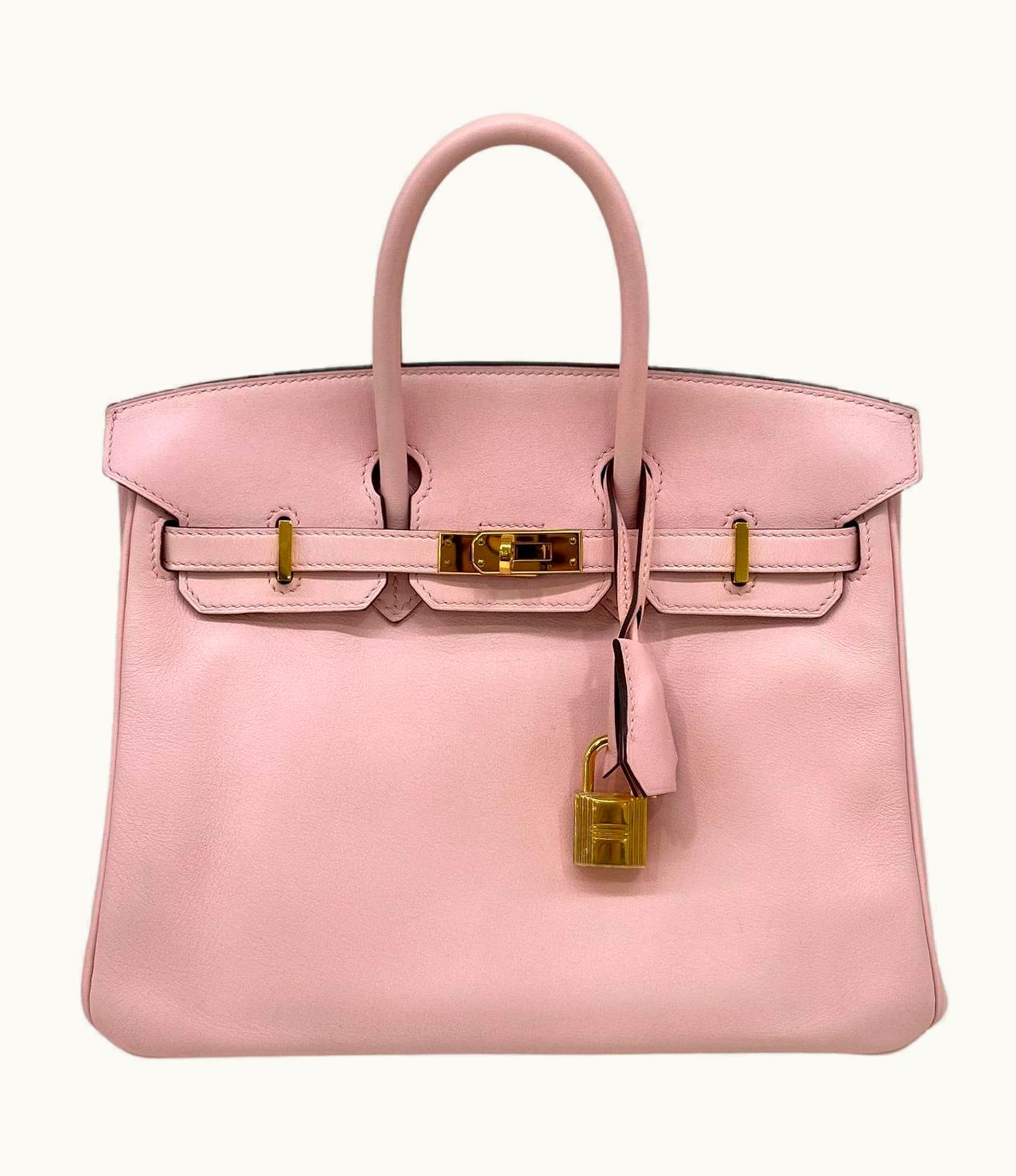 Hermès Hermès Kelly 35cm - Rose Sakura - Swift - Sellier - Gold (GHW)