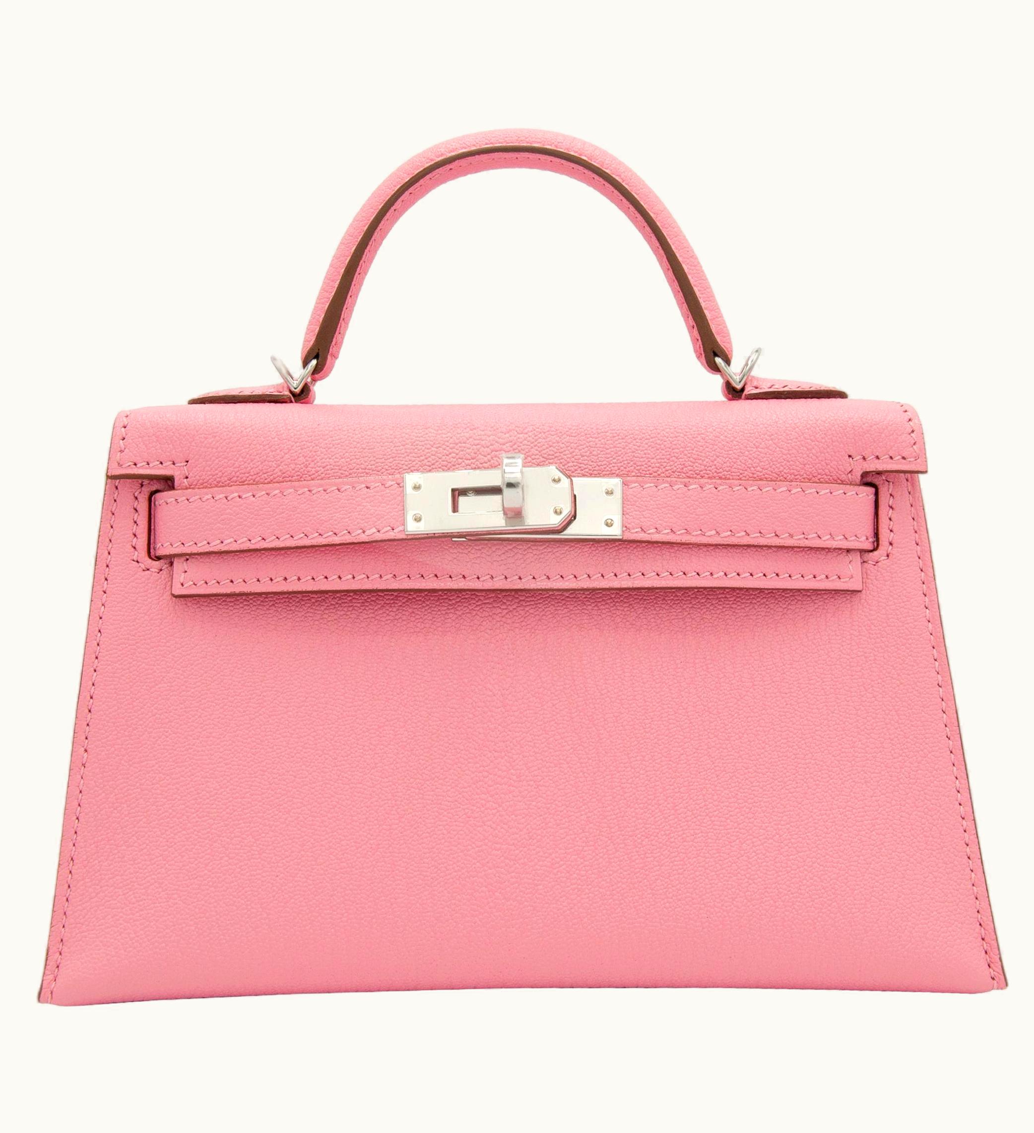 Hermès Hermès Kelly 35cm - Rose Confetti - Clemence - Retourne - Palladium (PHW)