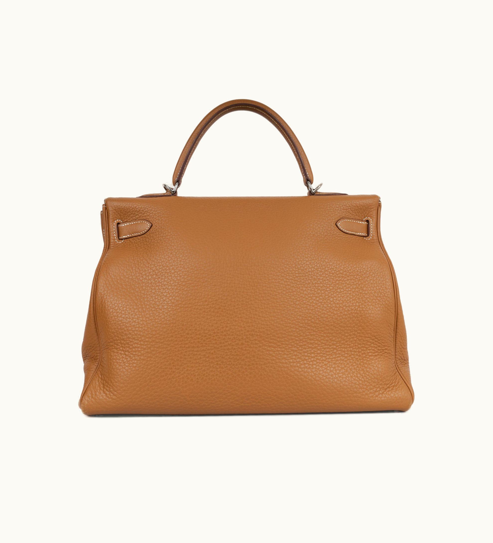Hermès Hermès Kelly 35cm - Gold - Togo - Retourne - Palladium (PHW)