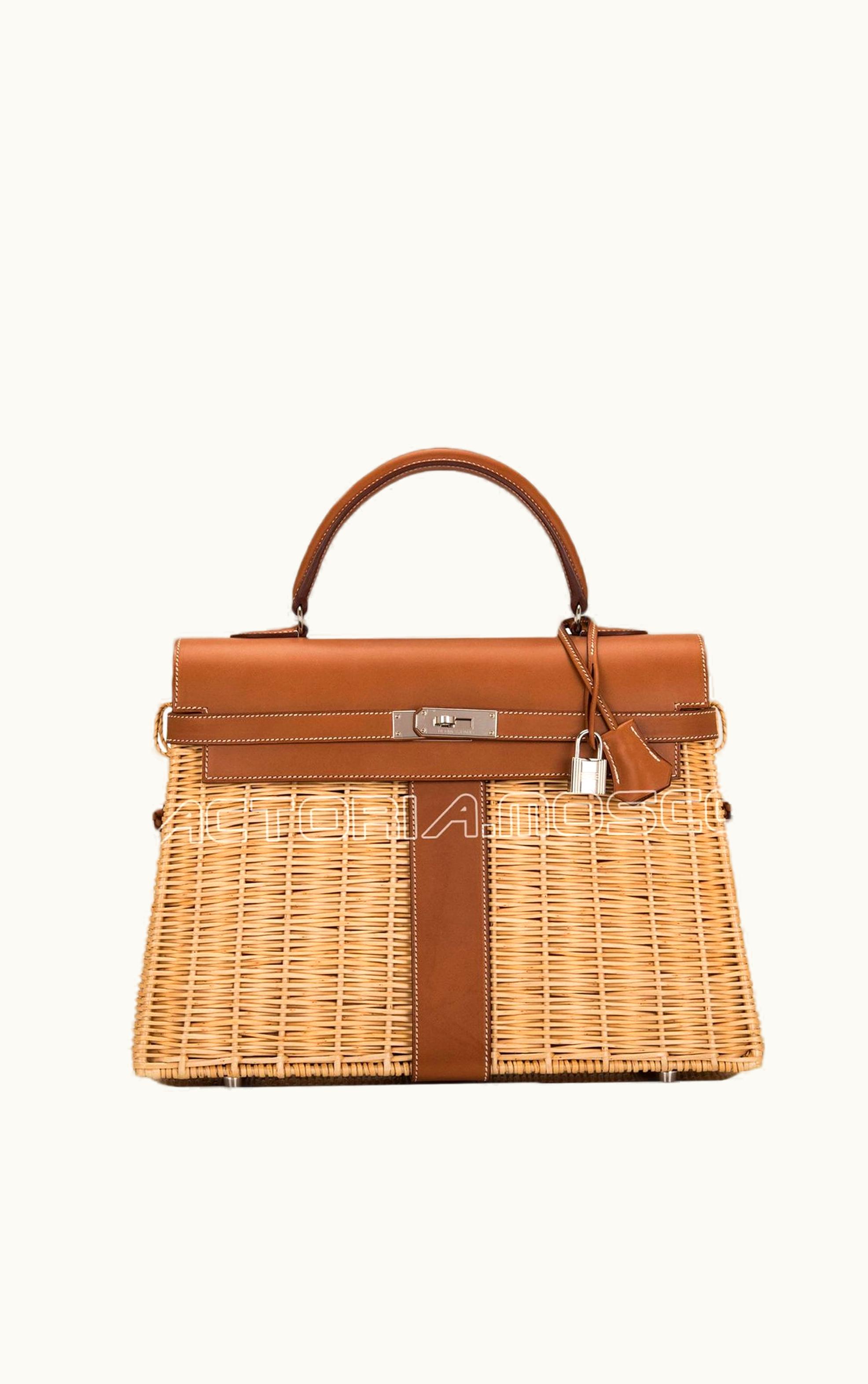 Hermès Hermès Kelly 35cm - Gold - Togo - Sellier - Palladium (PHW)