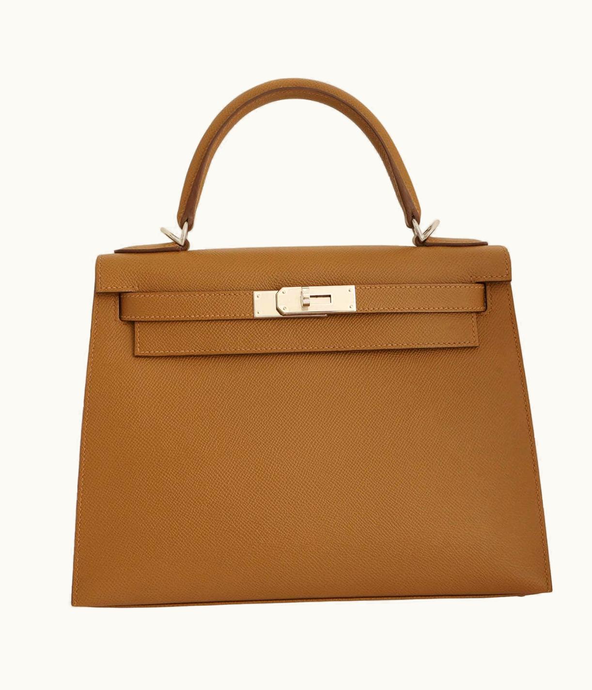 Hermès Hermès Kelly 35cm - Biscuit - Epsom - Sellier - Palladium (PHW)