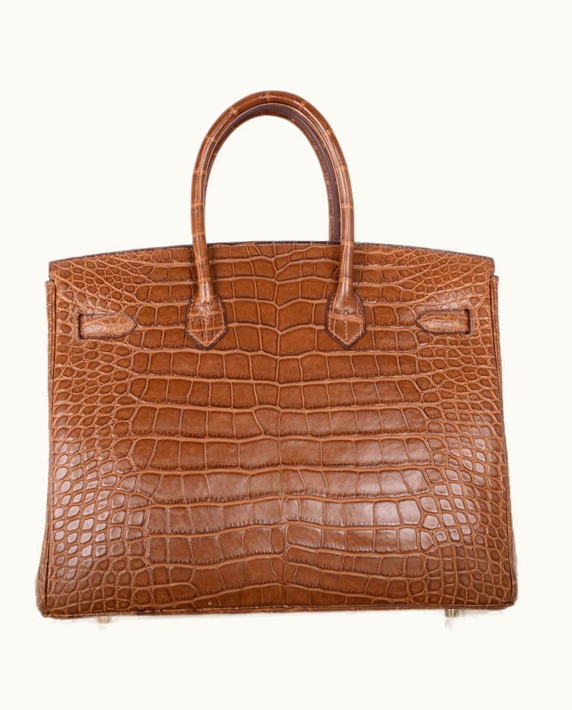 Hermès Hermès Kelly 35cm - Alezan - Swift - Retourne - Gold (GHW)