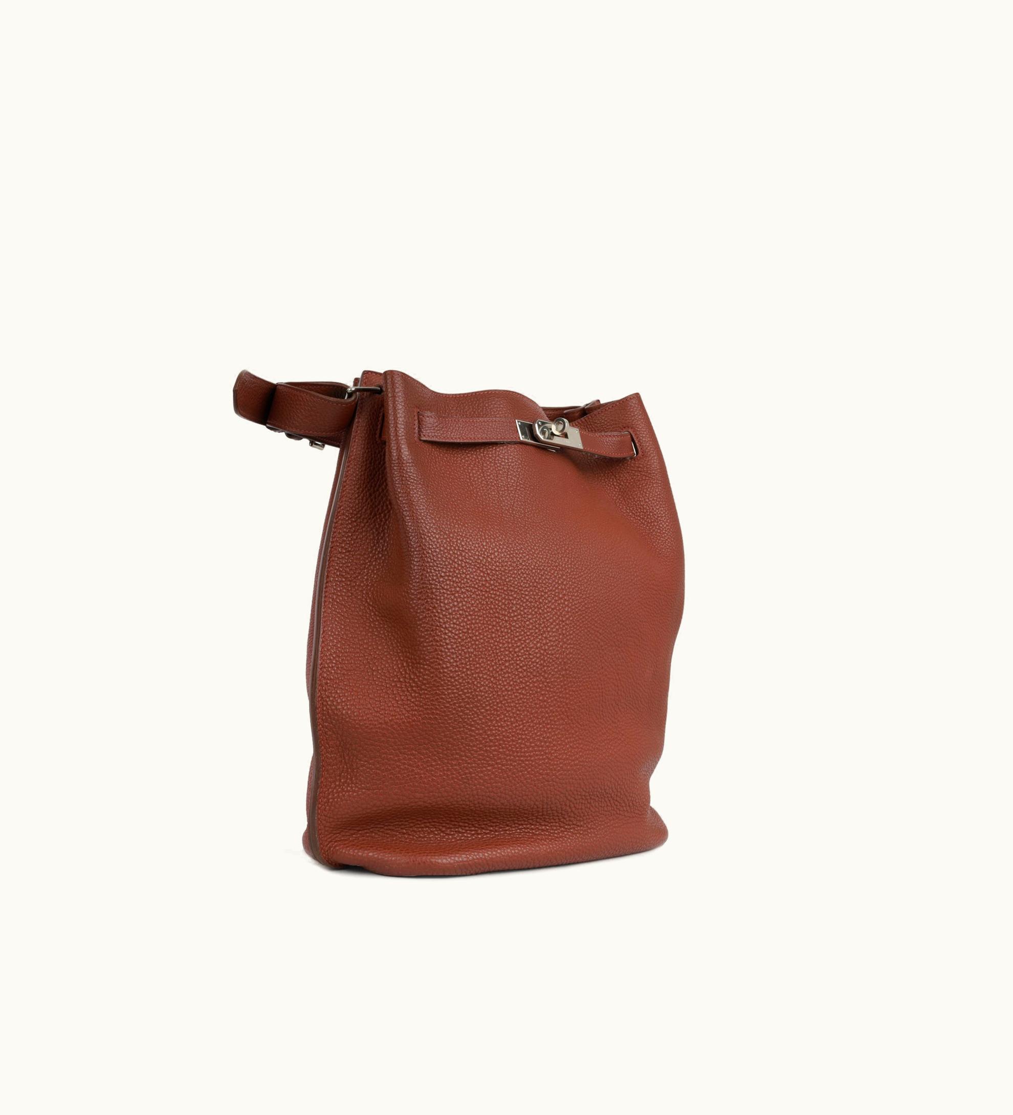 Hermès Hermès Kelly 35cm - Marron d'Inde - Swift - Sellier - Palladium (PHW)