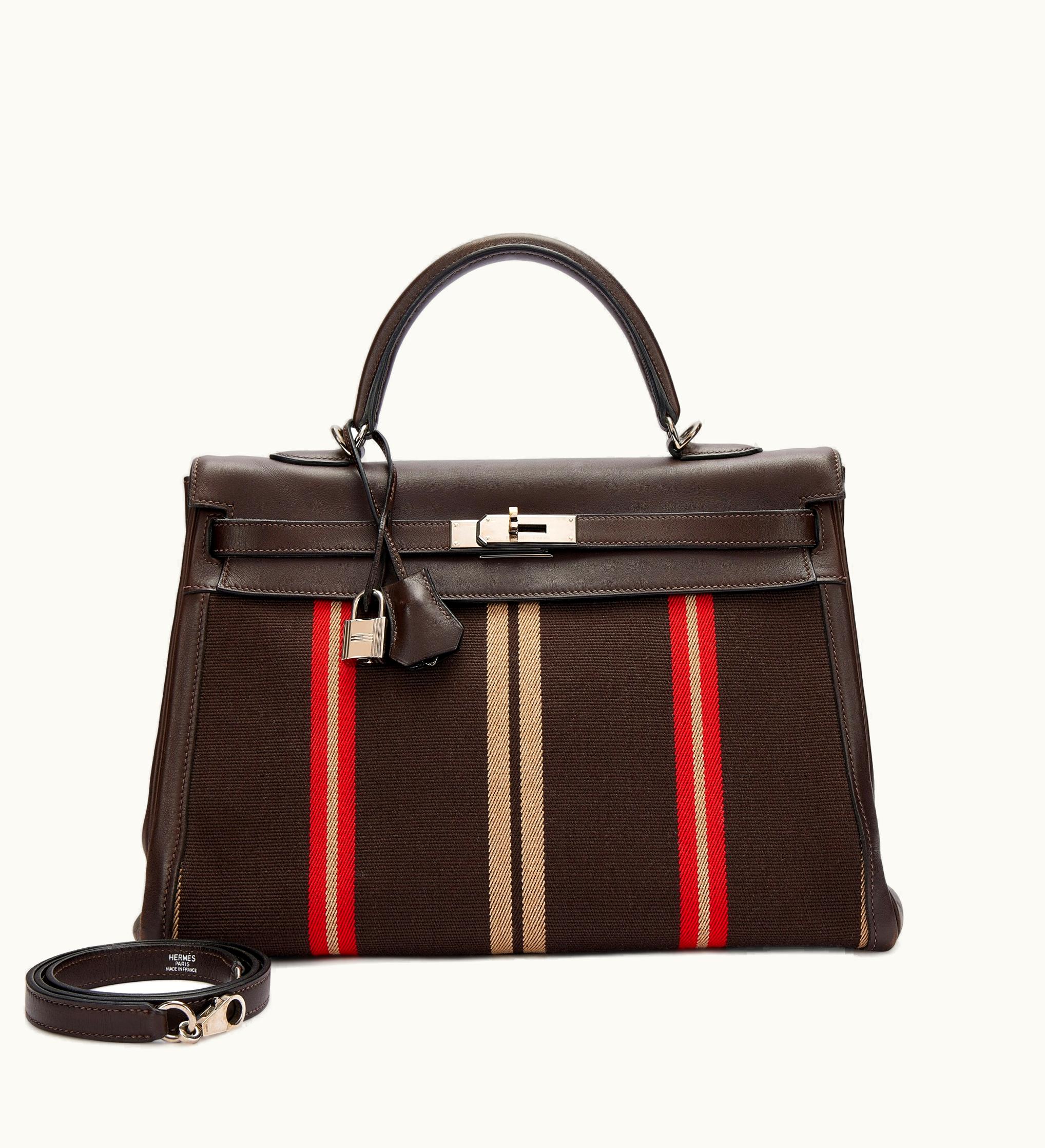 Hermès Hermès Kelly 35cm - Ebene - Togo - Retourne - Palladium (PHW)