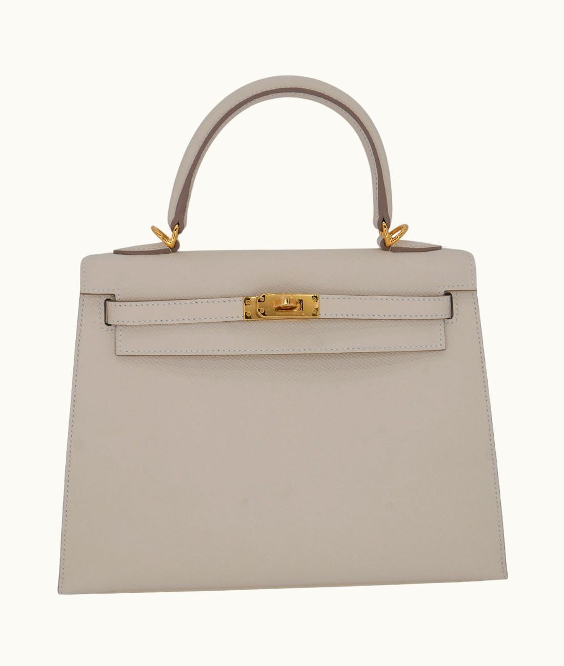 Hermès Hermès Kelly 35cm - Craie - Epsom - Sellier - Gold (GHW)