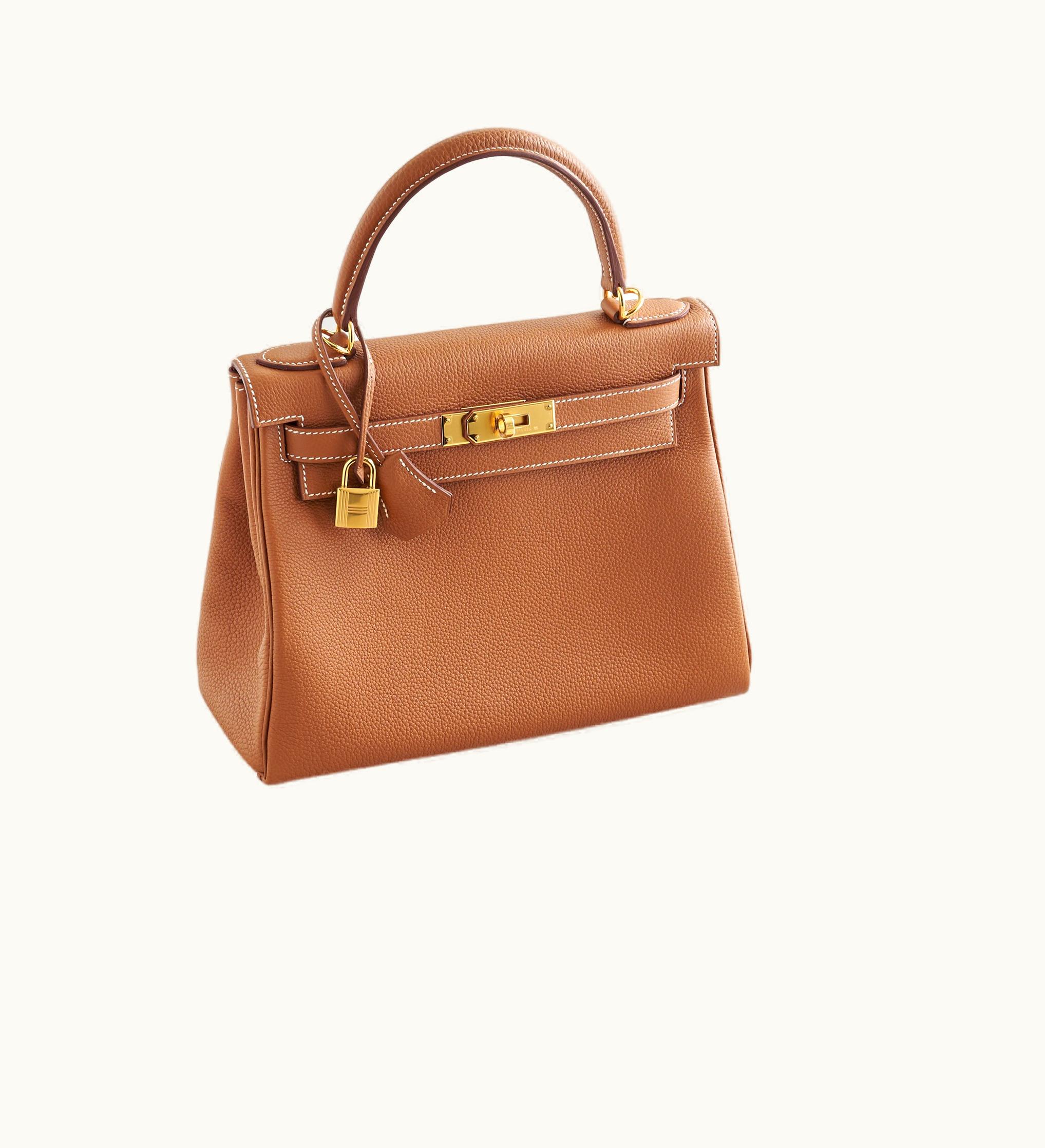 Hermès Hermès Kelly 35cm - Nata - Togo - Retourne - Gold (GHW)
