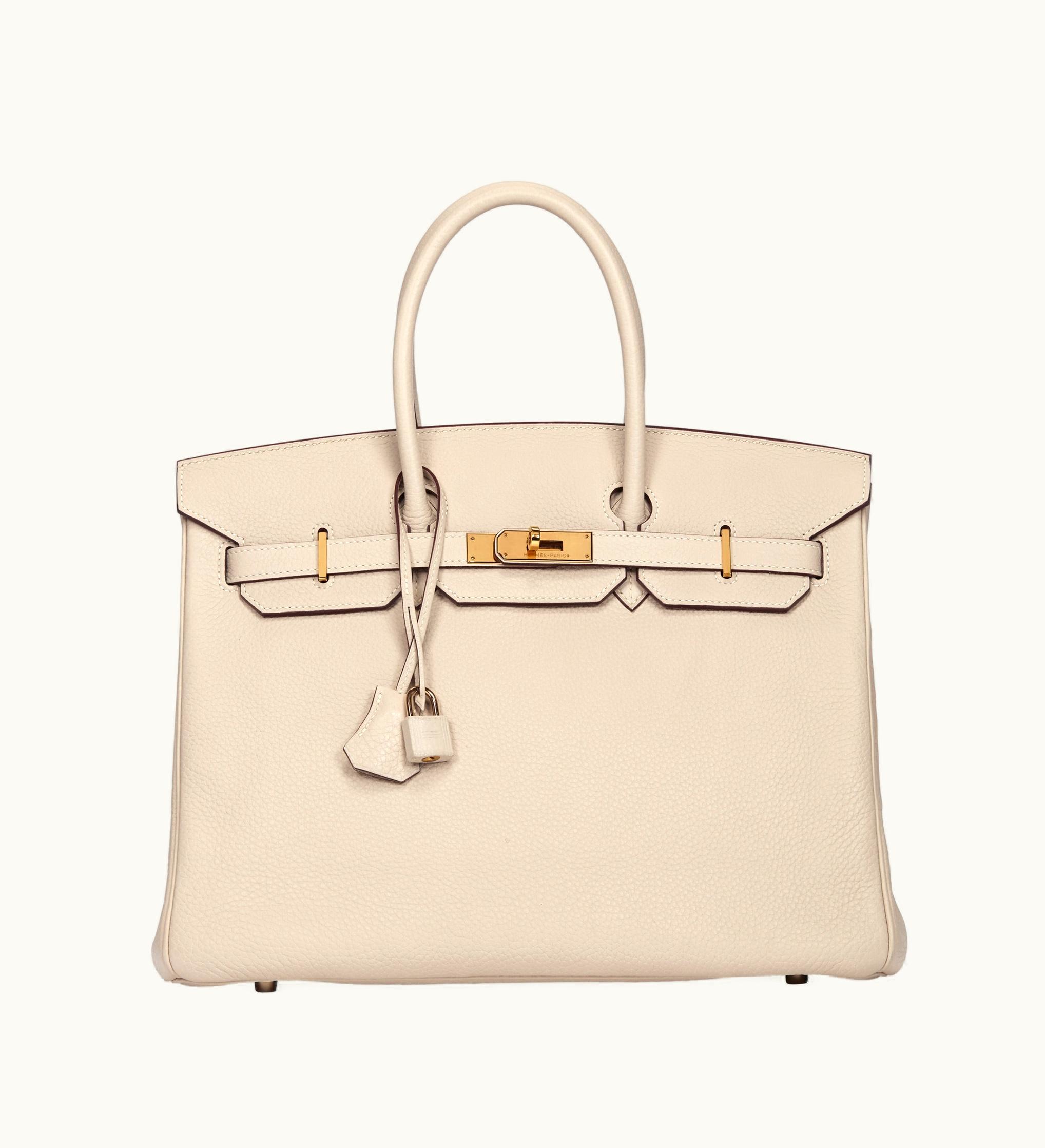 Hermès Hermès Kelly 35cm - Parchemin - Swift - Retourne - Gold (GHW)