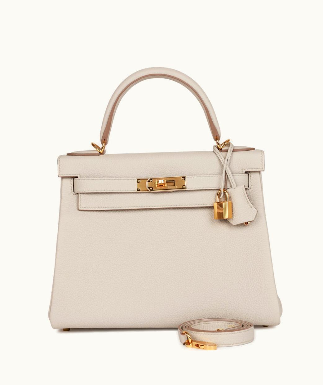 Hermès Hermès Kelly 35cm - Beton - Swift - Retourne - Gold (GHW)