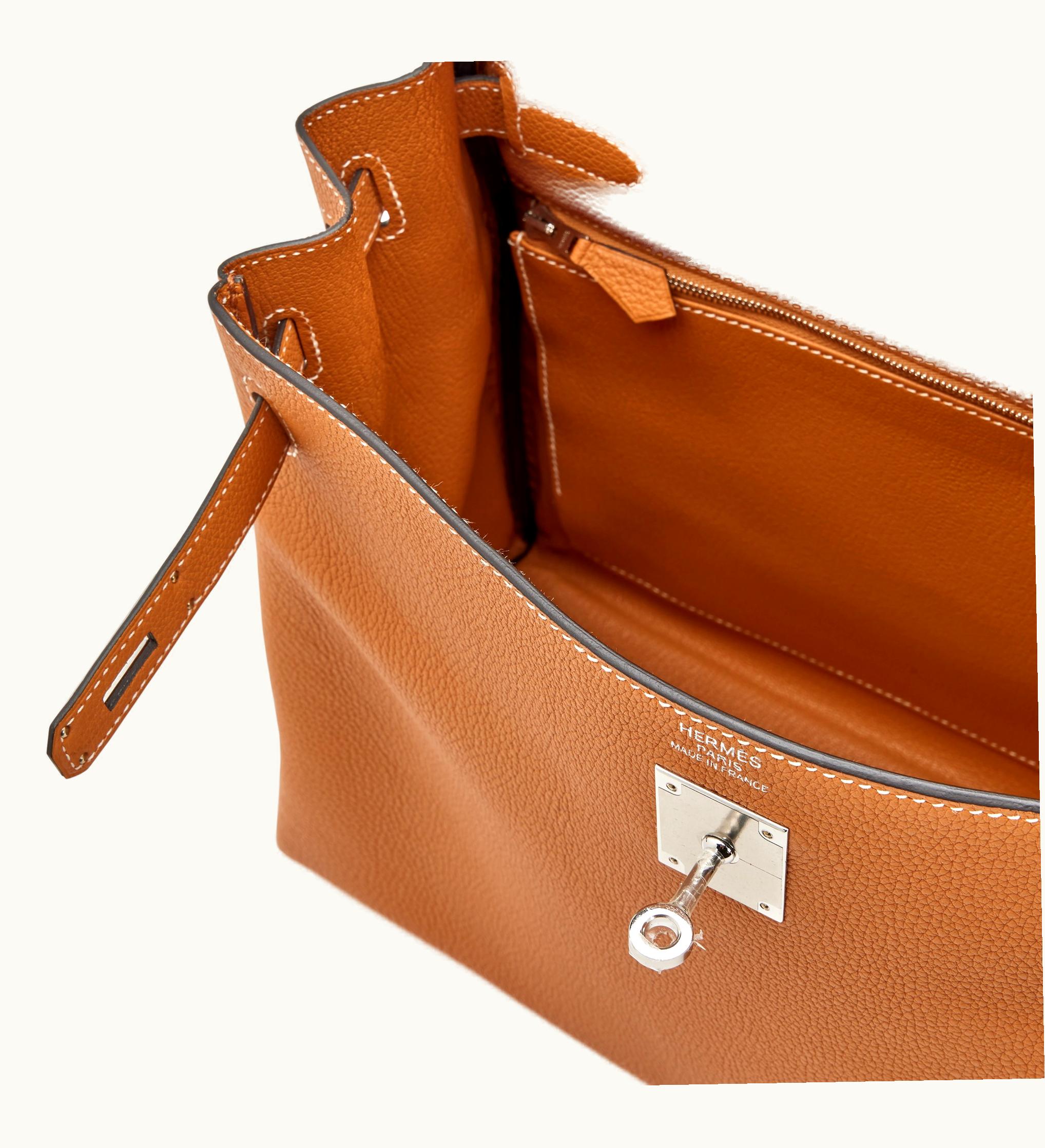 Hermès Hermès Kelly 35cm - Toffee - Togo - Retourne - Palladium (PHW)