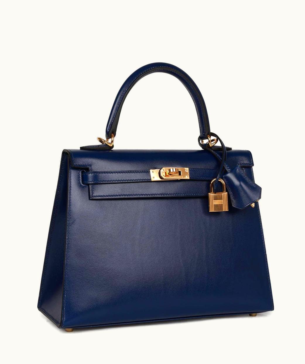 Hermès Hermès Kelly 40cm - Bleu Saphir - Togo - Sellier - Gold (GHW)