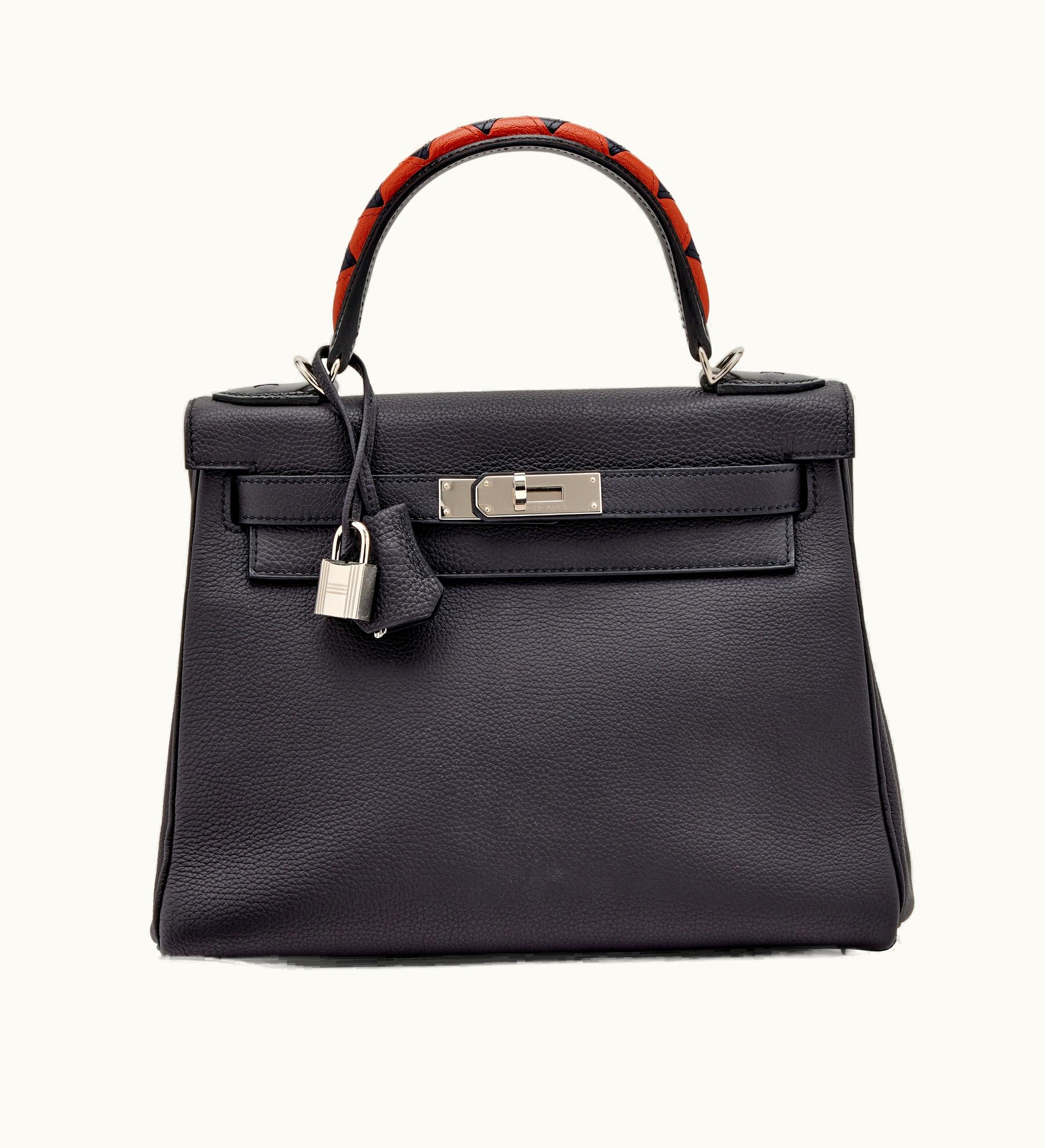Hermès Hermès Kelly 40cm - Bleu Indigo - Clemence - Sellier - Palladium (PHW)