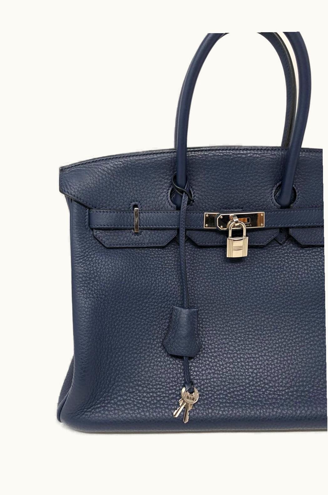 Hermès Hermès Kelly 40cm - Bleu Abysse - Clemence - Sellier - Palladium (PHW)