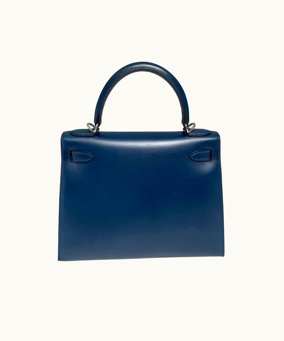 Hermès Hermès Kelly 40cm - Bleu de Prusse - Togo - Sellier - Palladium (PHW)
