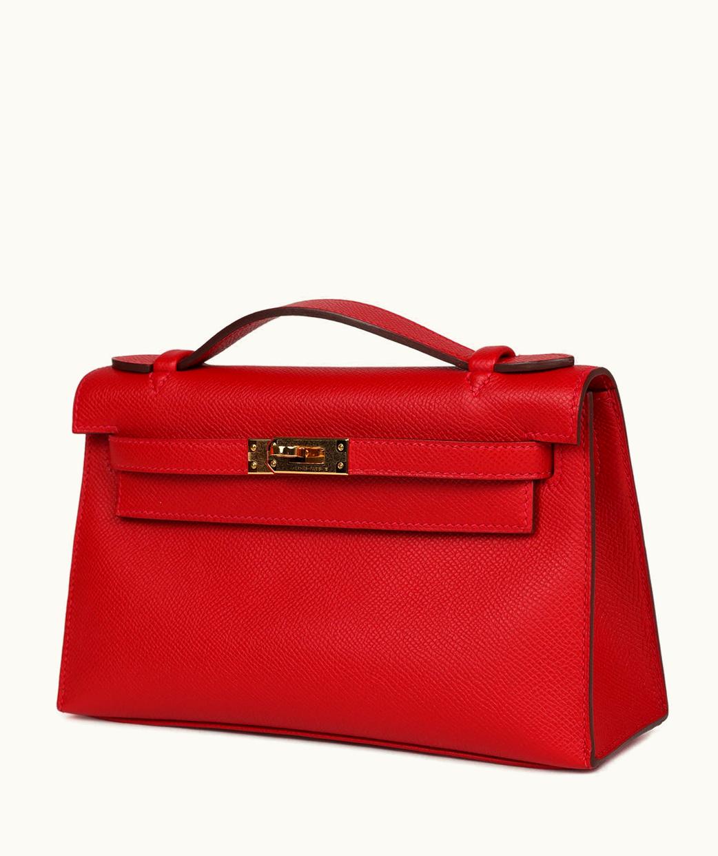 Hermès Hermès Kelly 40cm - Rouge Casaque - Swift - Retourne - Gold (GHW)