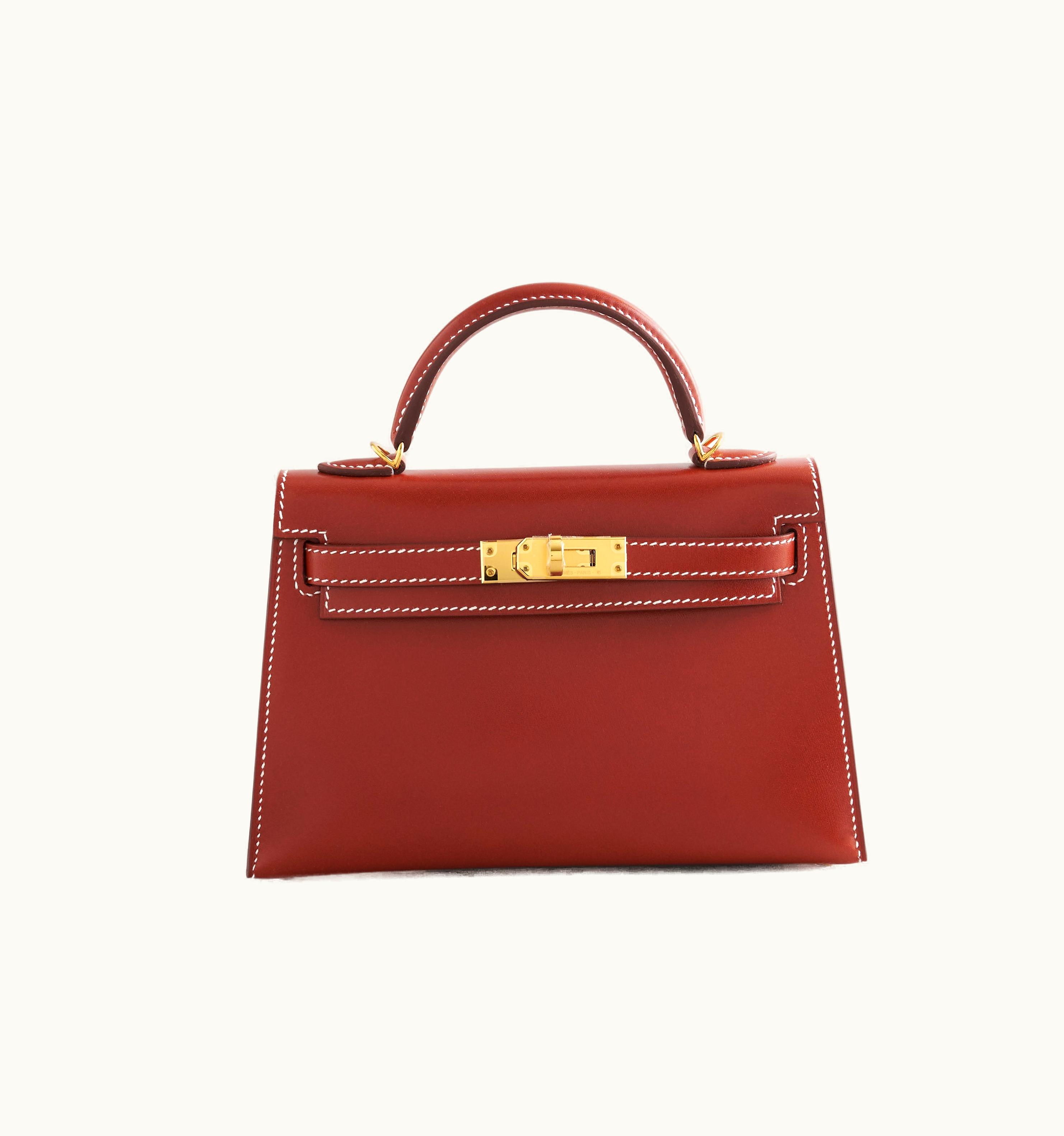 Hermès Hermès Kelly 40cm - Brique - Togo - Sellier - Gold (GHW)
